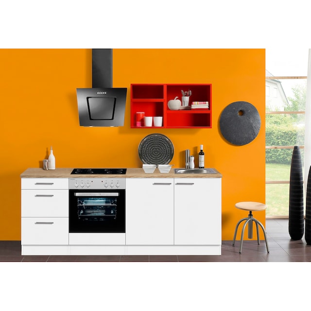 OPTIFIT Küchenzeile »Mini« mit farbigen Regalen online kaufen | BAUR