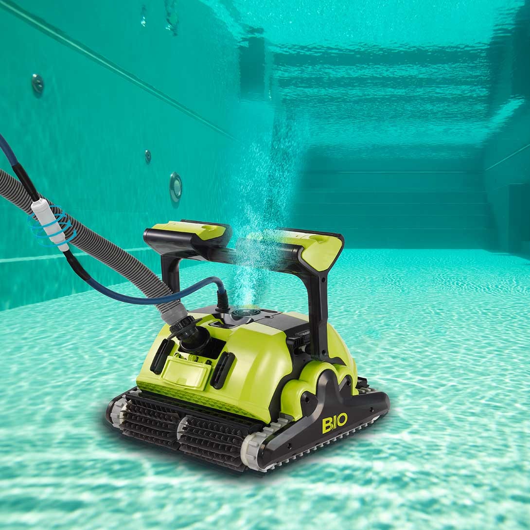 maytronics Poolroboter »Teichroboter Dolphin Bio Suction«, (Set), für Boden-/ Wand-/ Wasserlinienreinigung