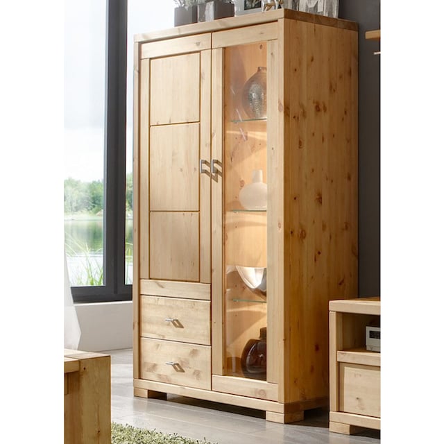 Wohnglücklich by Infantil Highboard »Vita«, Schrank, Vitrine, Breite 100 cm,  Kiefer massiv, Landhausstil | BAUR