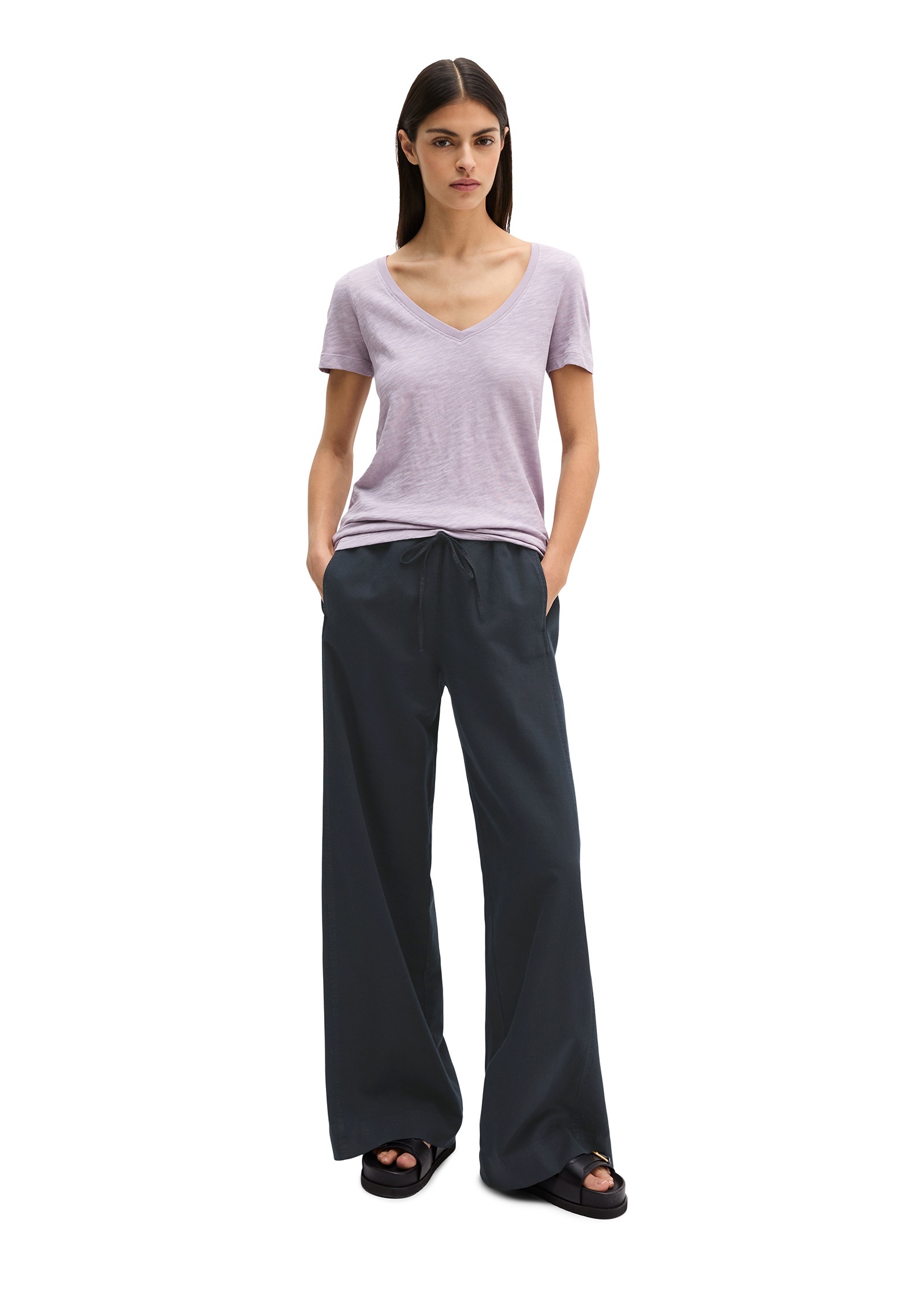 Marc O'Polo Slub Jersey T-Shirt Dusty Lavender S 5