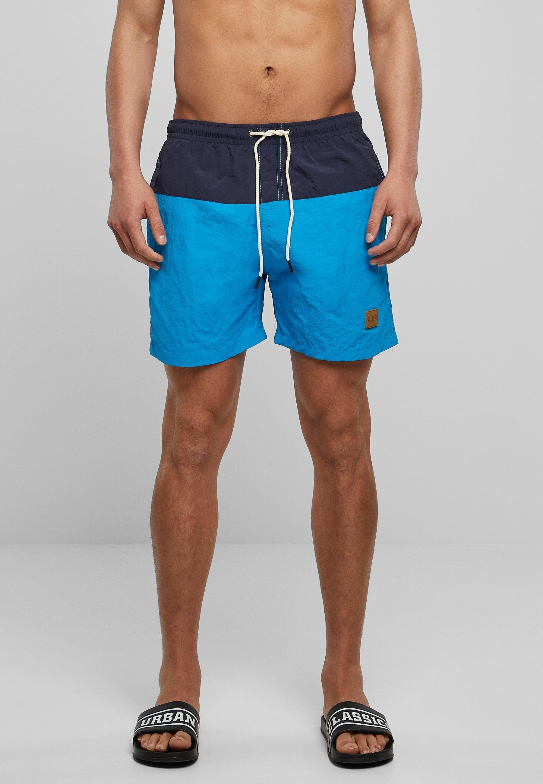 URBAN CLASSICS Badeshorts »Urban Classics Herren Block Swim Shorts«
