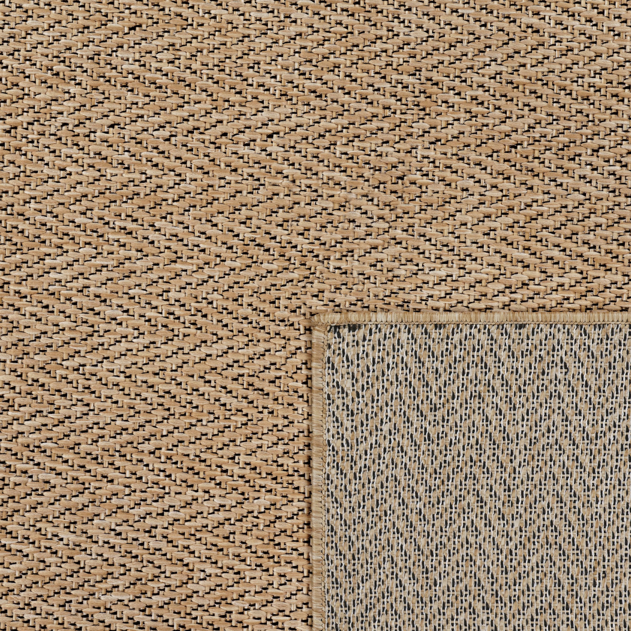Paco Home Teppich »Luca 421«, rechteckig, Flachgewebe, Uni Farben,  geometrisch, In- und Outdoor geeignet | BAUR