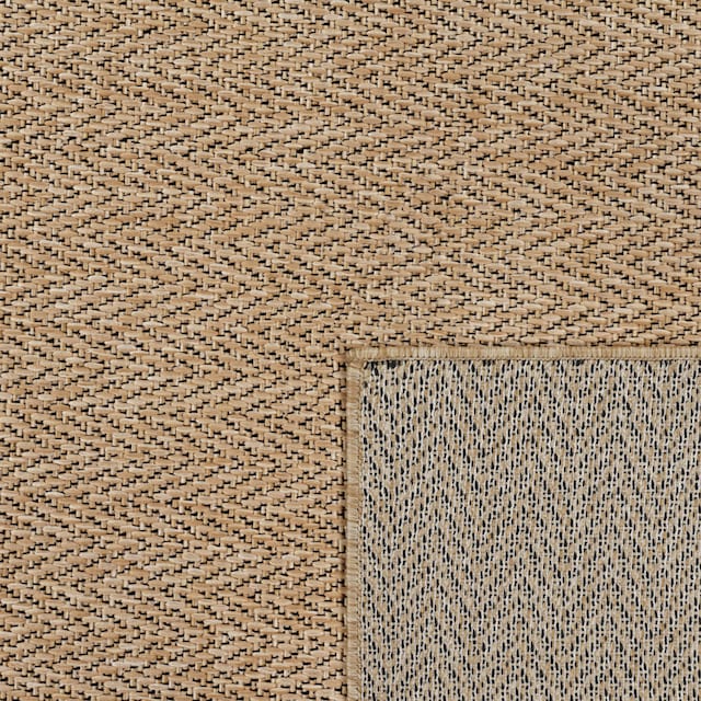 Paco Home Teppich »Luca 421«, rechteckig, Flachgewebe, Uni Farben,  geometrisch, In- und Outdoor geeignet | BAUR