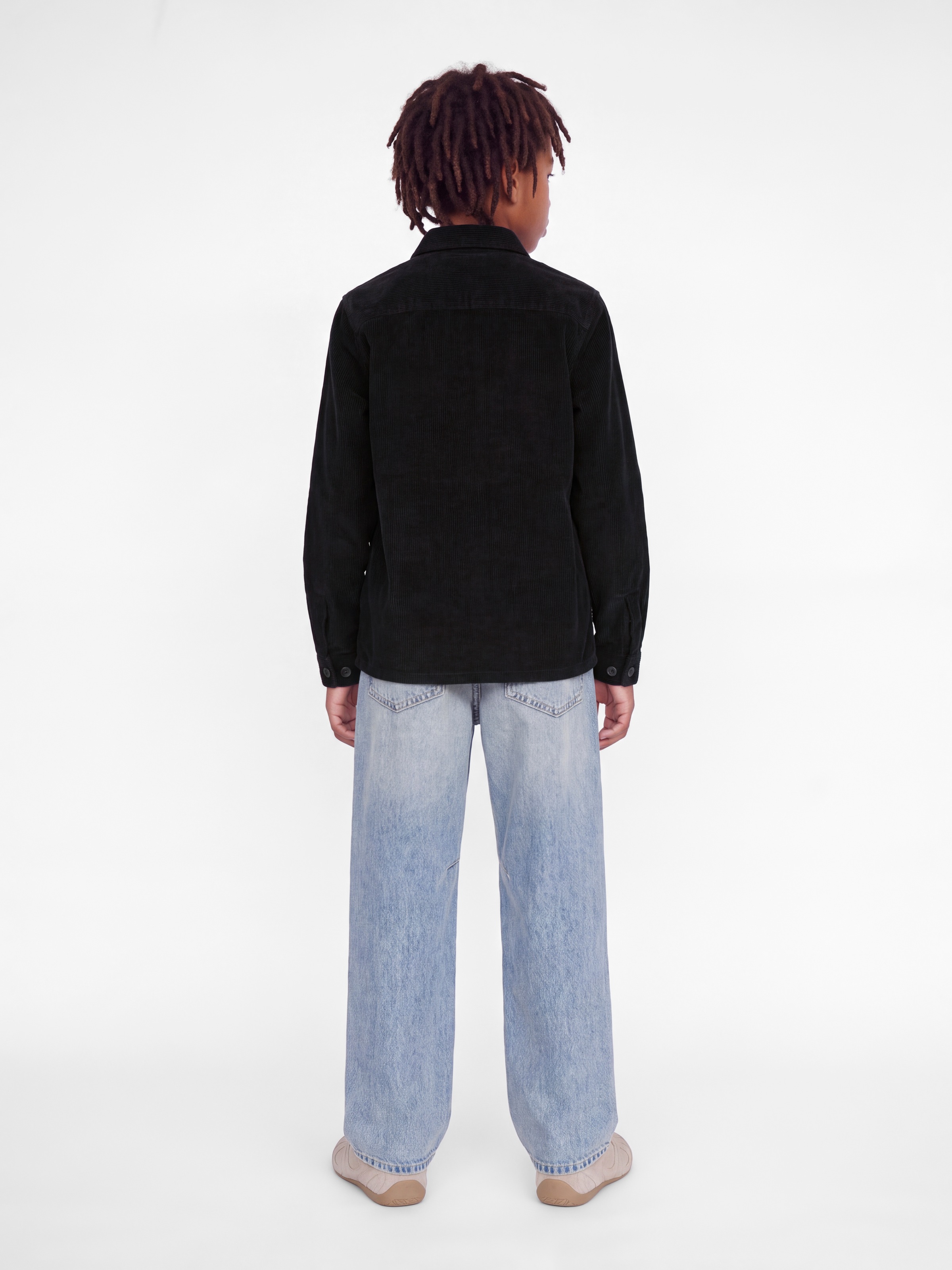 Jack & Jones Junior Langarmhemd »JORTORONTO CORDUDOY ZIP SHIRT LS BF JNR« Baumwolle, locker geschnitten