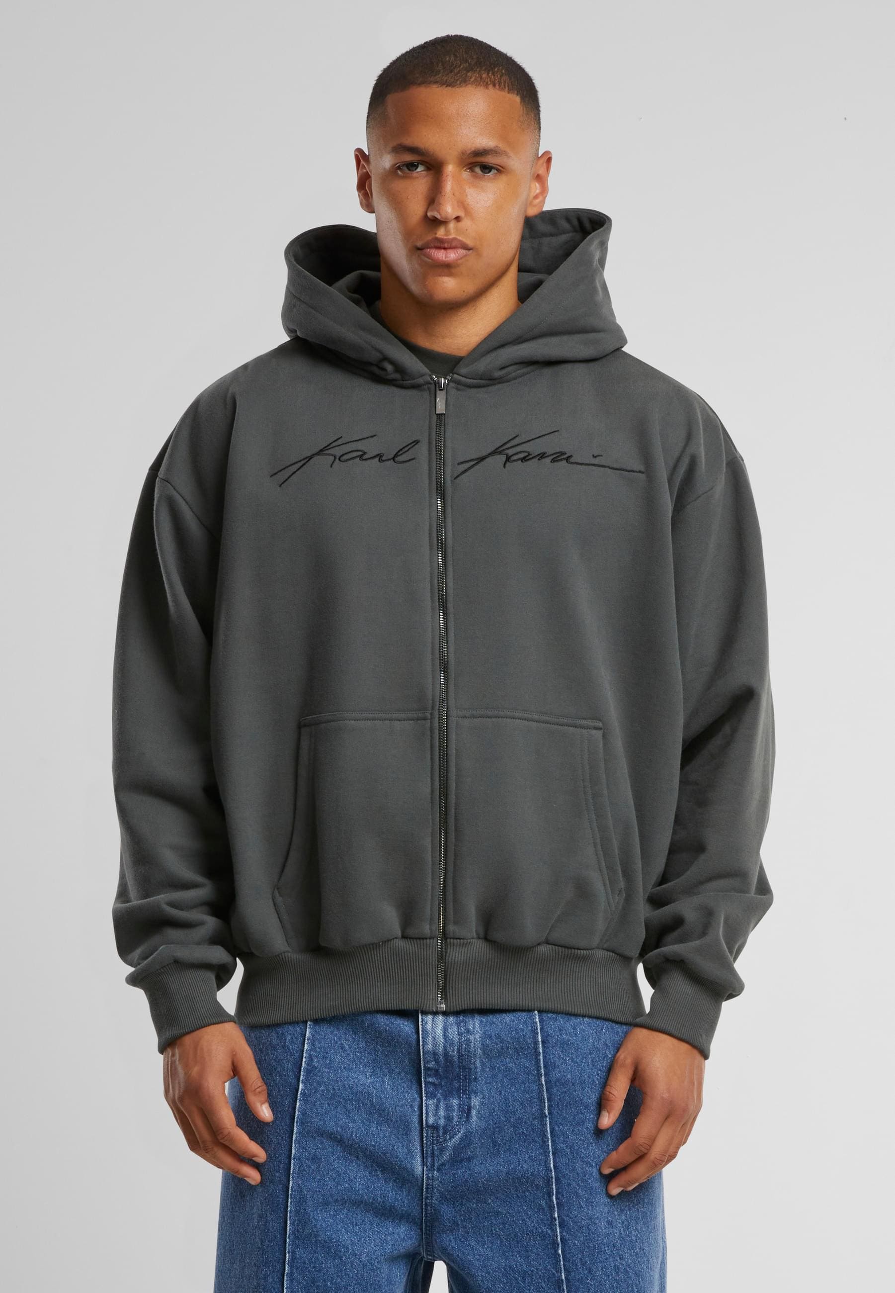Karl Kani Sweatjacke »Karl Kani KK Autograph Heavy Sweat OS Ziphoodie«