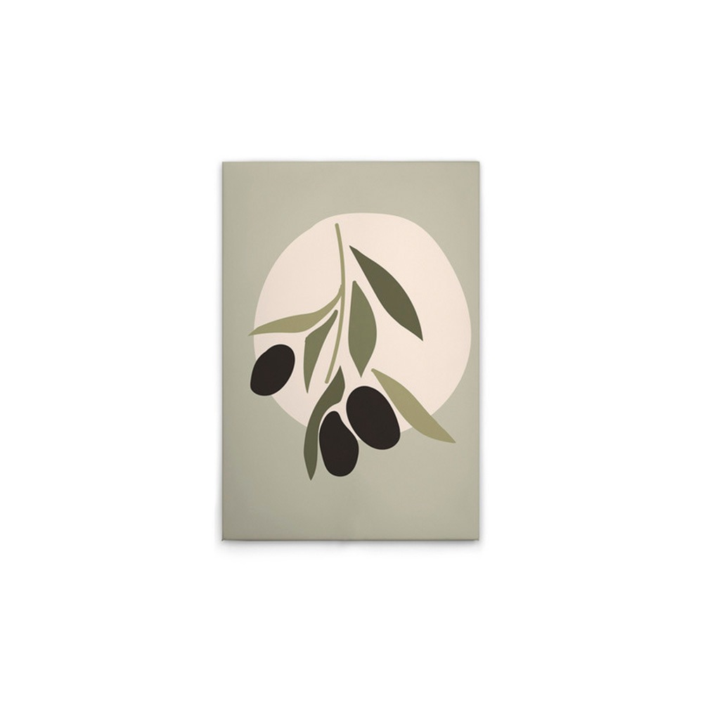 A.S. Création Leinwandbild "Olive 1 - Wandbild Grün Creme Schwarz Keilrahme günstig online kaufen