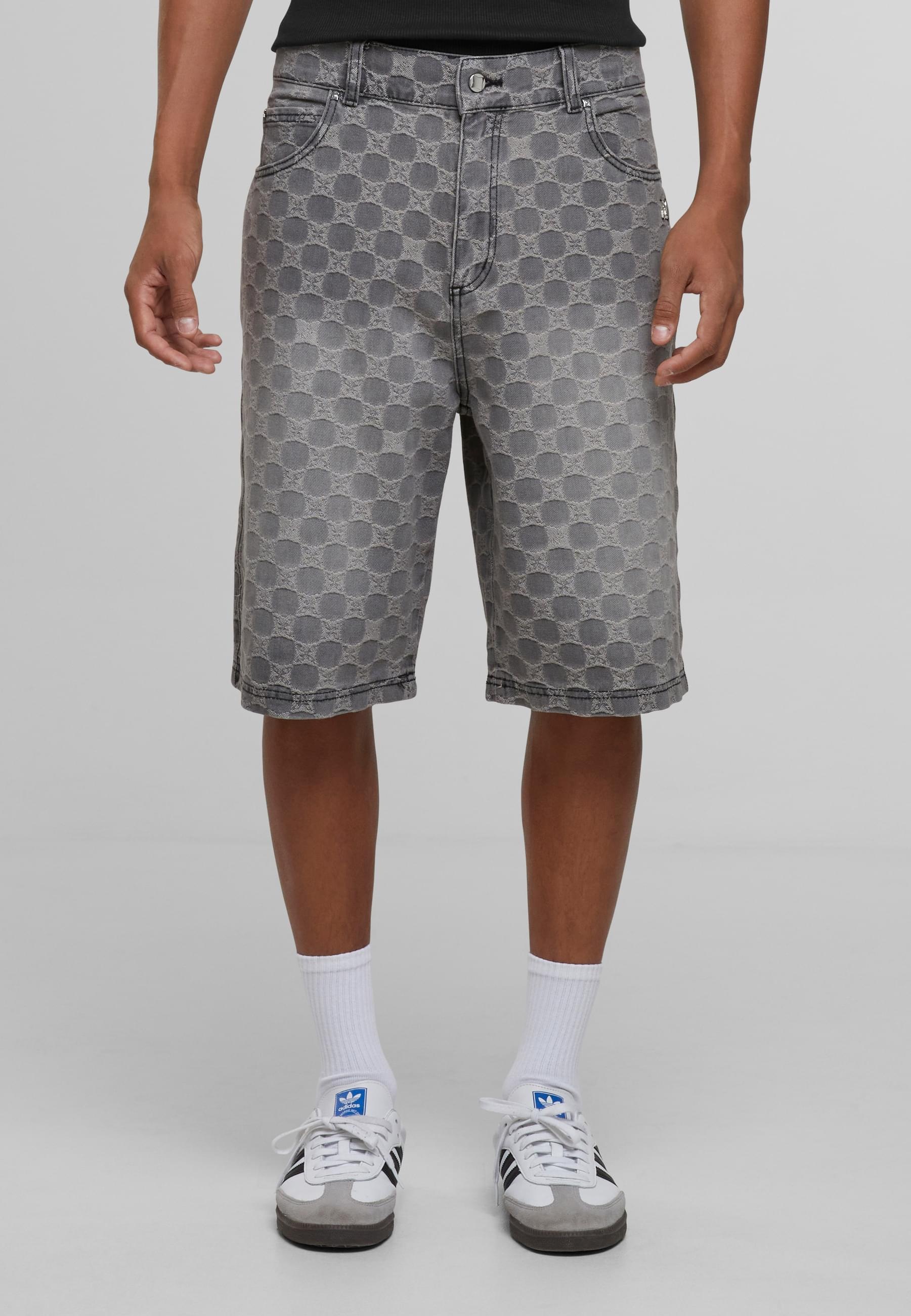 PEQUS Cargoshorts »PEQUS PEQUS Aether Monogram Denim Jorts«, (1 tlg.)