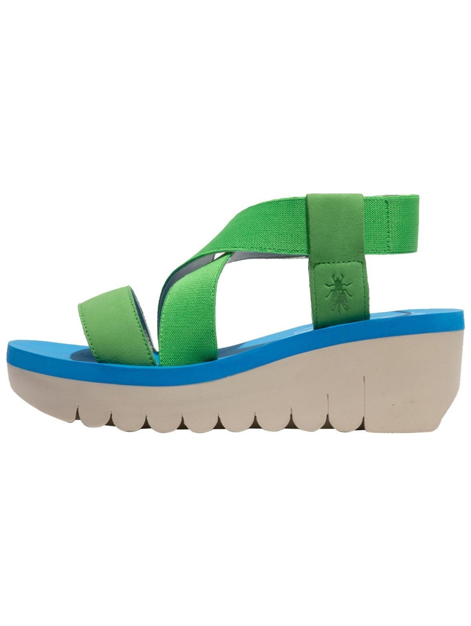 Fly London Keilsandalette "Fly London Sandalen Leder/Textil" günstig online kaufen