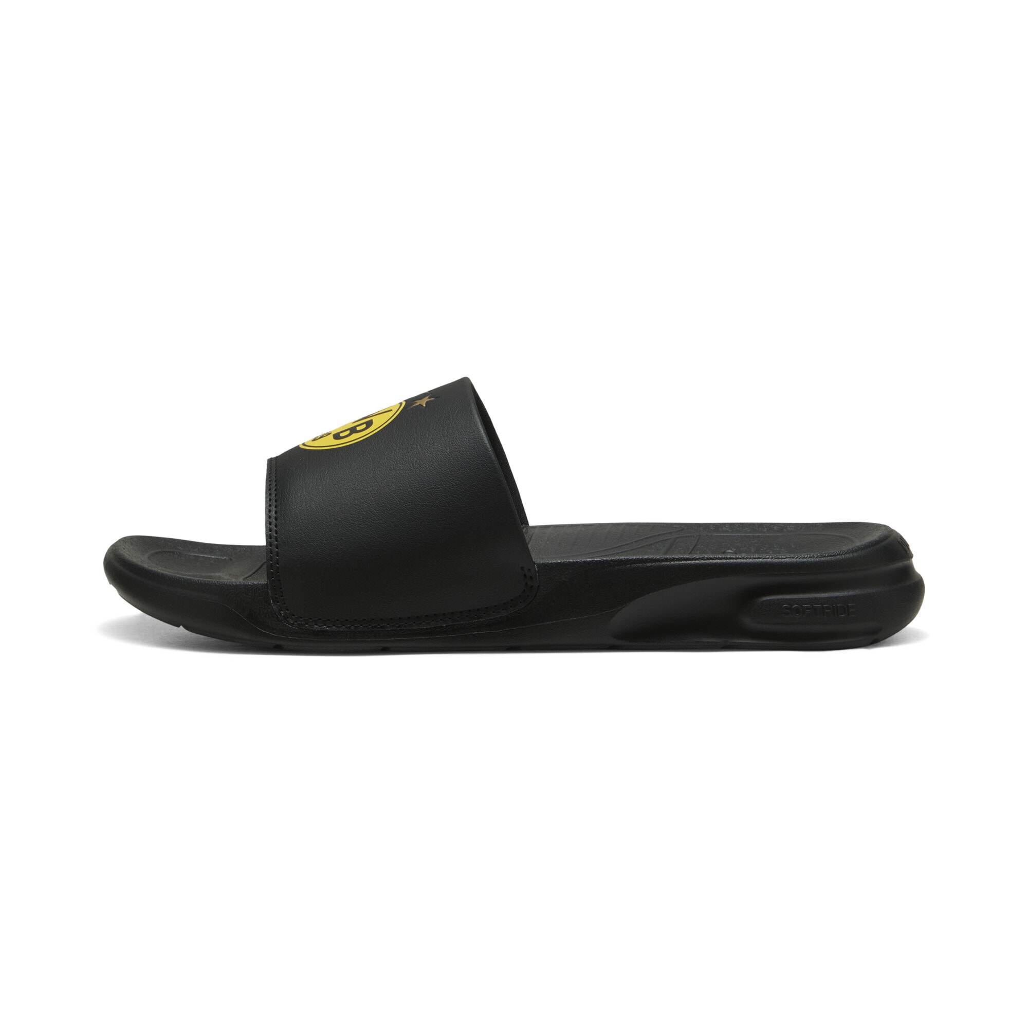 PUMA Sandale »Softride Teamcat BVB Slides Erwachsene«