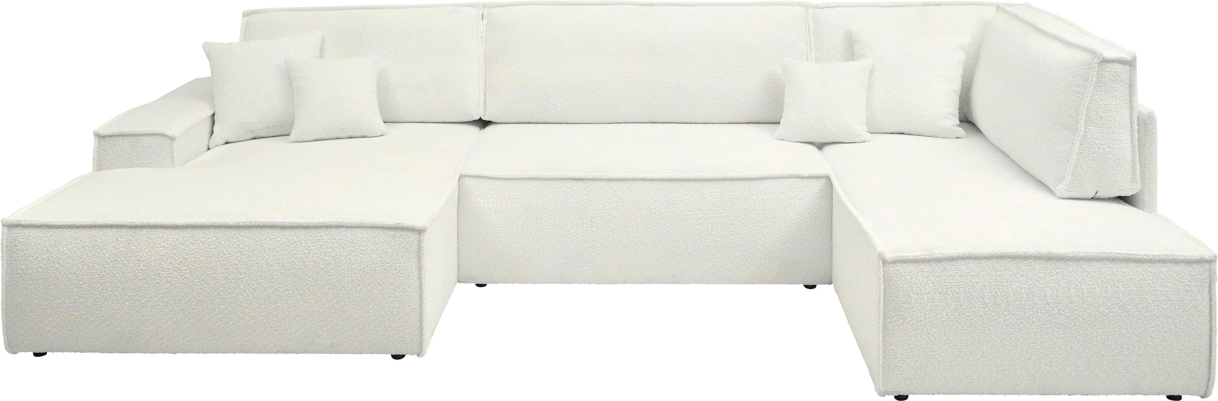 andas Wohnlandschaft "FINNLEY U-Form XXL 329 cm, Schlafsofa, Schlaffunktion günstig online kaufen