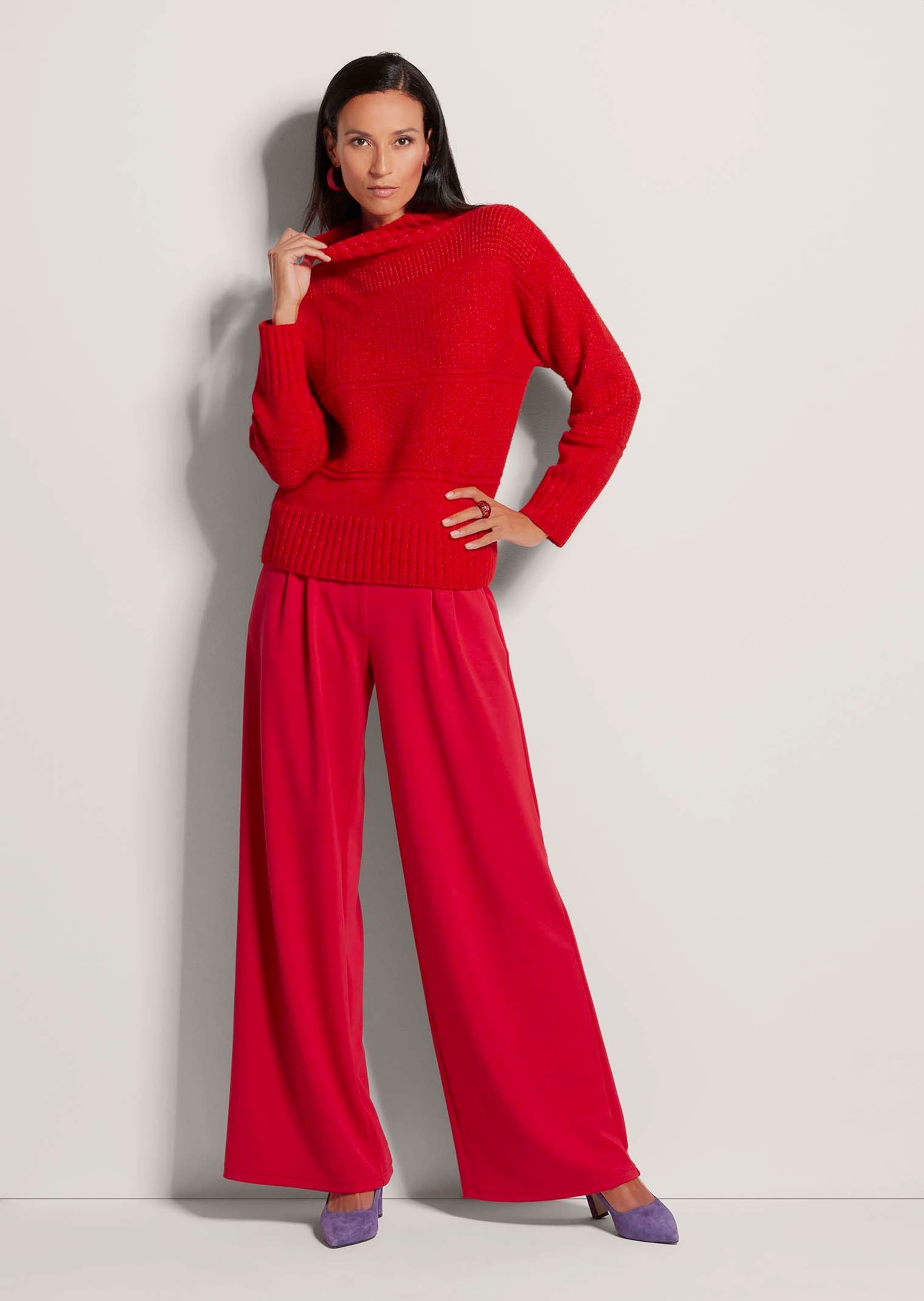 MADELEINE Longpullover "Pullover Stehkragen-Pullover" günstig online kaufen