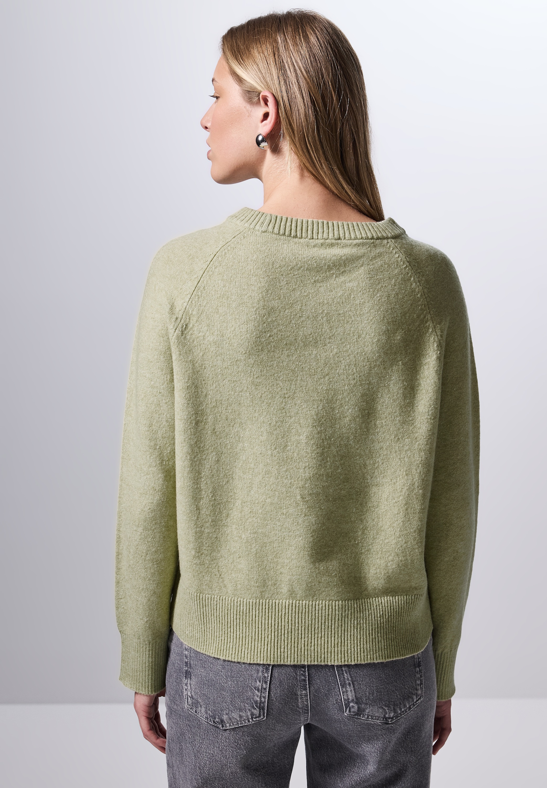 STREET ONE STUDIO Strickpullover, im soften Baumwoll-Mix