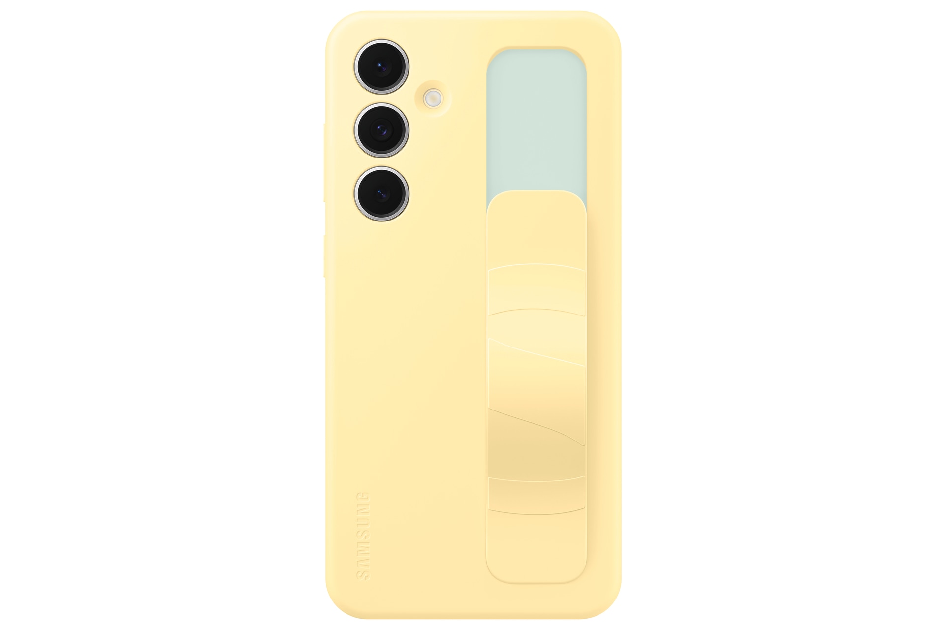 Samsung Handyhülle »Standing Grip Case für Samsung Galaxy S24 FE«, Backcover, Schutzhülle, Handyschutzhülle, Case, Schutzcase, stoßfest