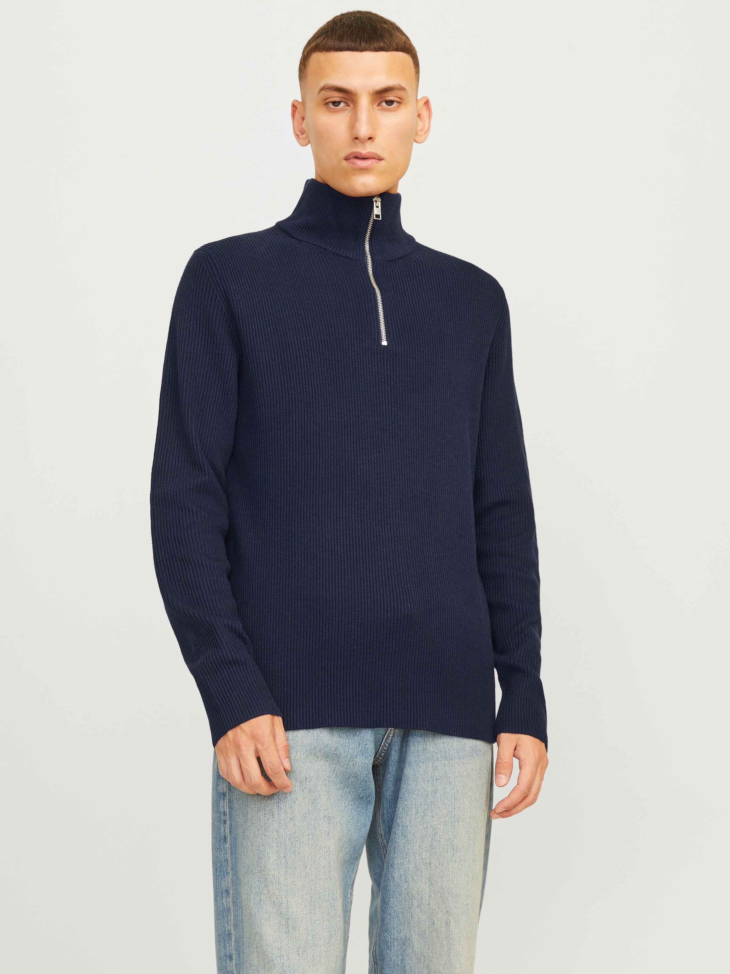 Jack & Jones Troyer "JJEPERFECT KNIT HALF ZIP SN" günstig online kaufen