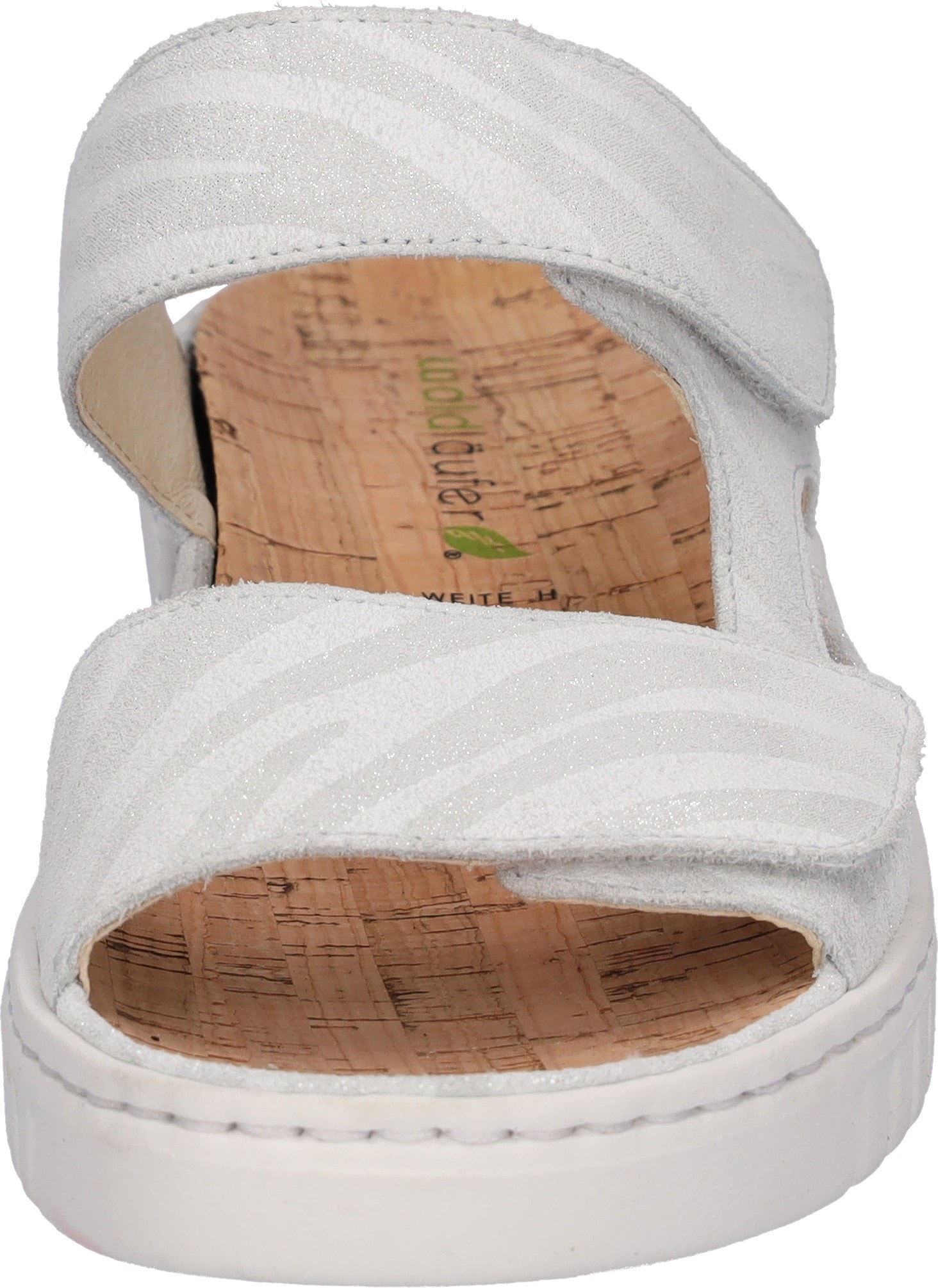 Waldläufer Pantolette »H-WILLOW«, Sommerschuh, Hausschuh, Klettschuh in Komfortweite H (= sehr weit)