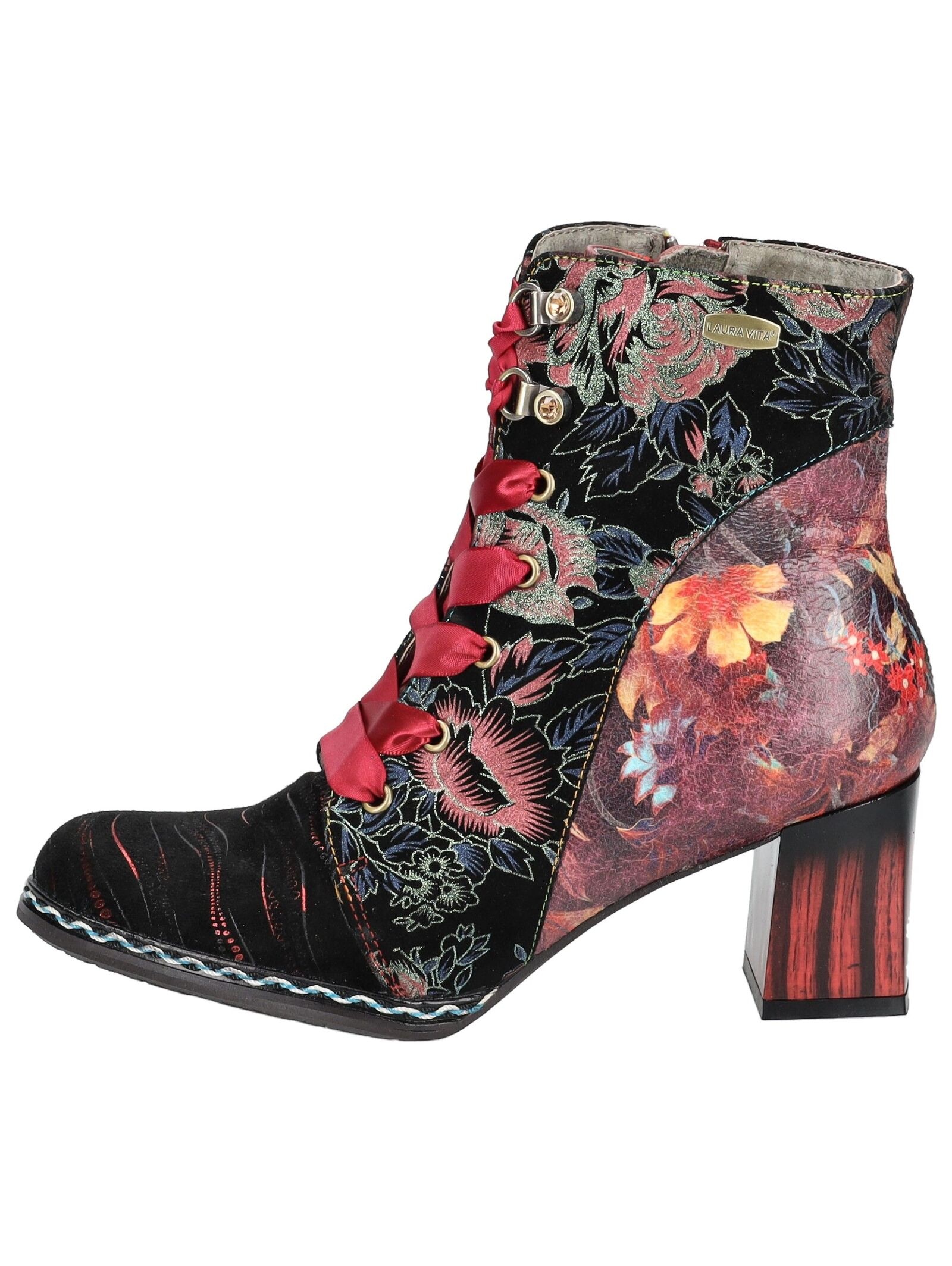LAURA VITA Schnürstiefelette »LAURA VITA Stiefelette Leder/Textil«
