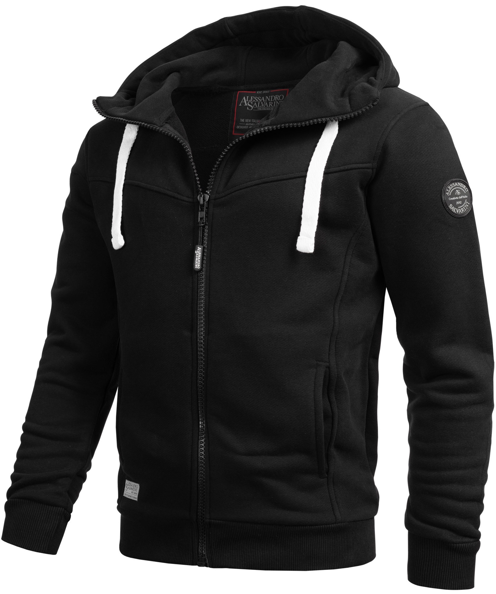 Alessandro Salvarini Kapuzensweatjacke »ASMeroiia«, mit großer Kapuze
