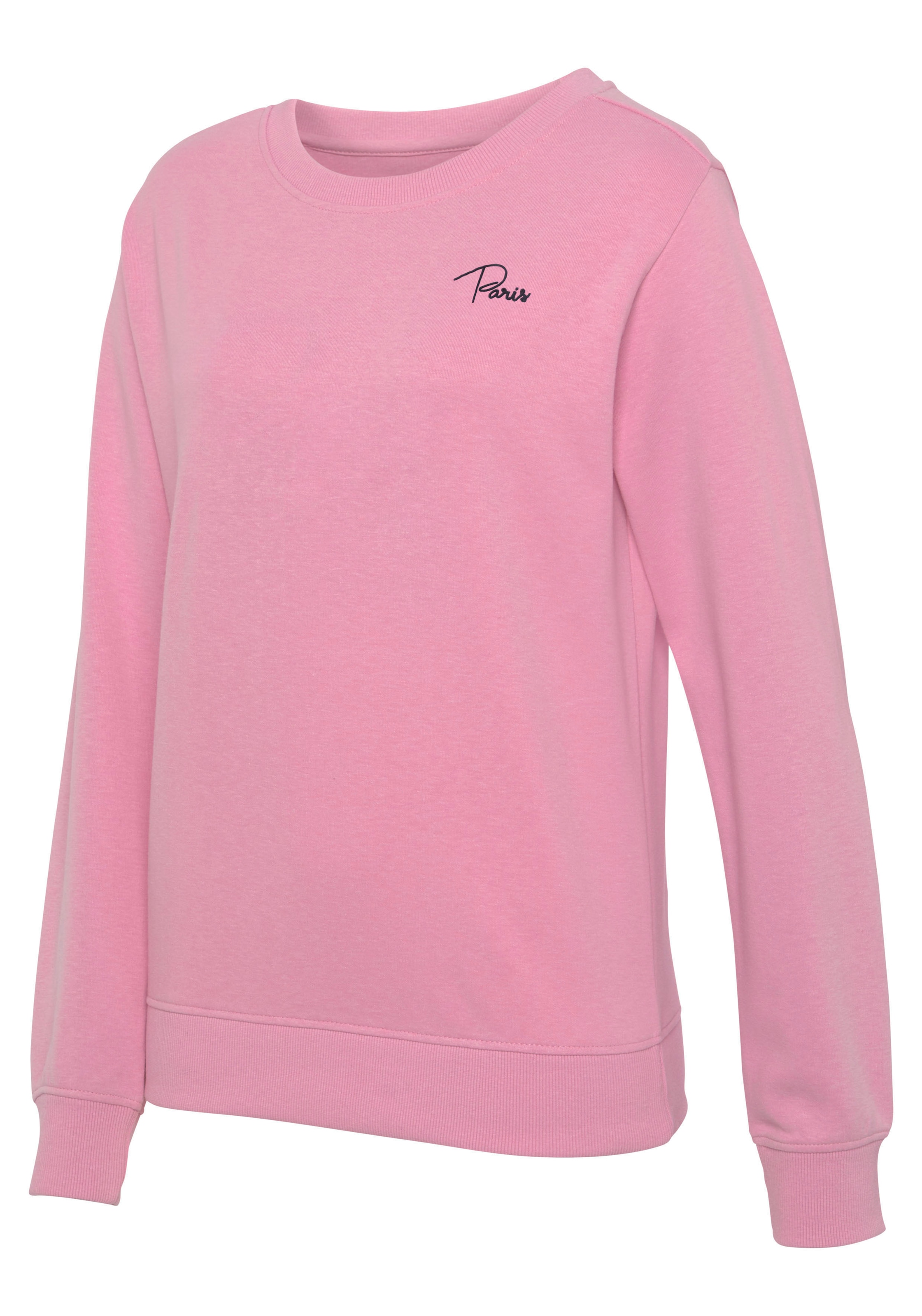 Vivance Sweatshirt, (1 tlg.), Sweatshirt mit Frontprint, Loungeanzug