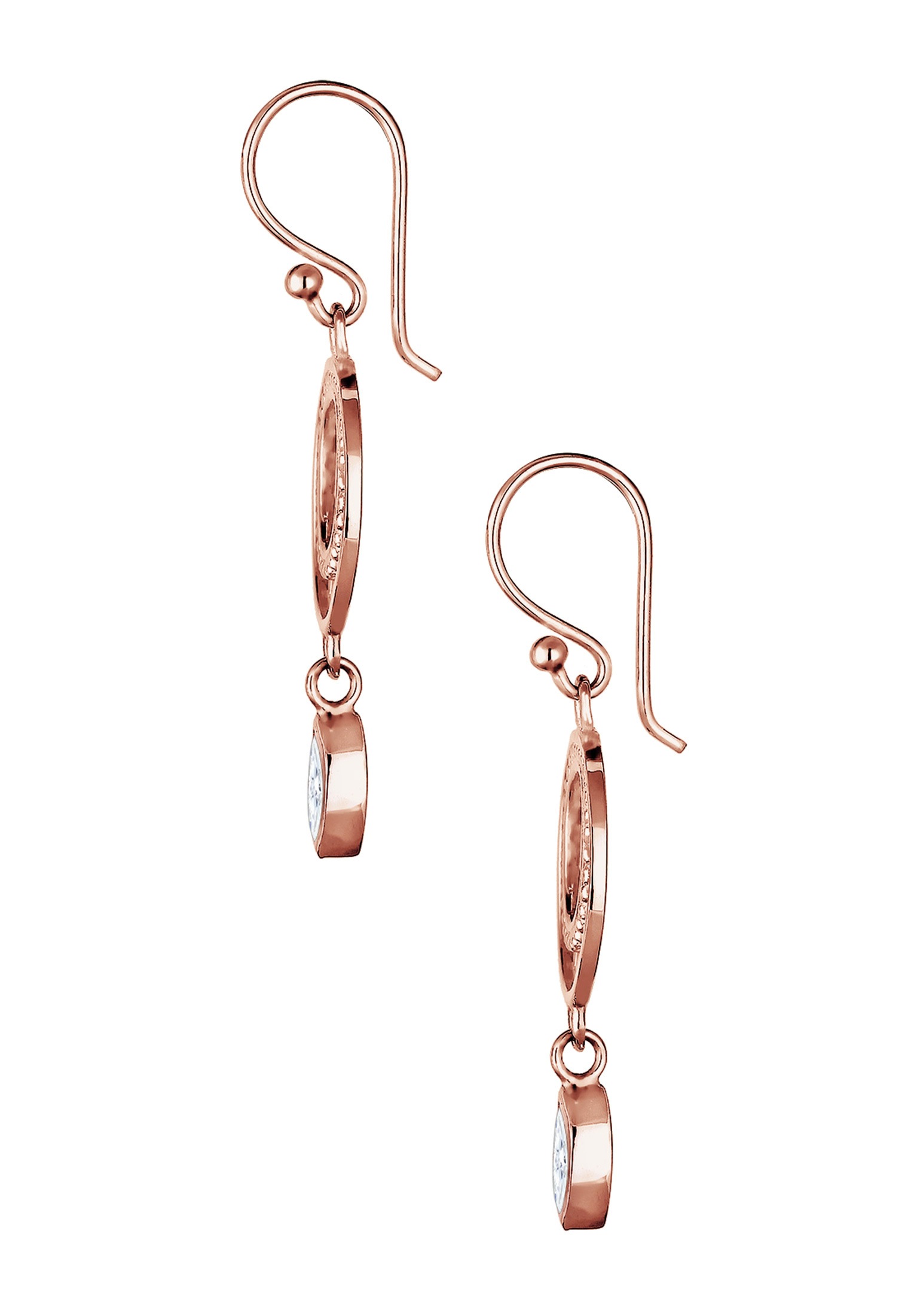 Elli Premium Paar Ohrhänger »Ohrhänger Ornament Zirkonia 925 Sterling Silber«