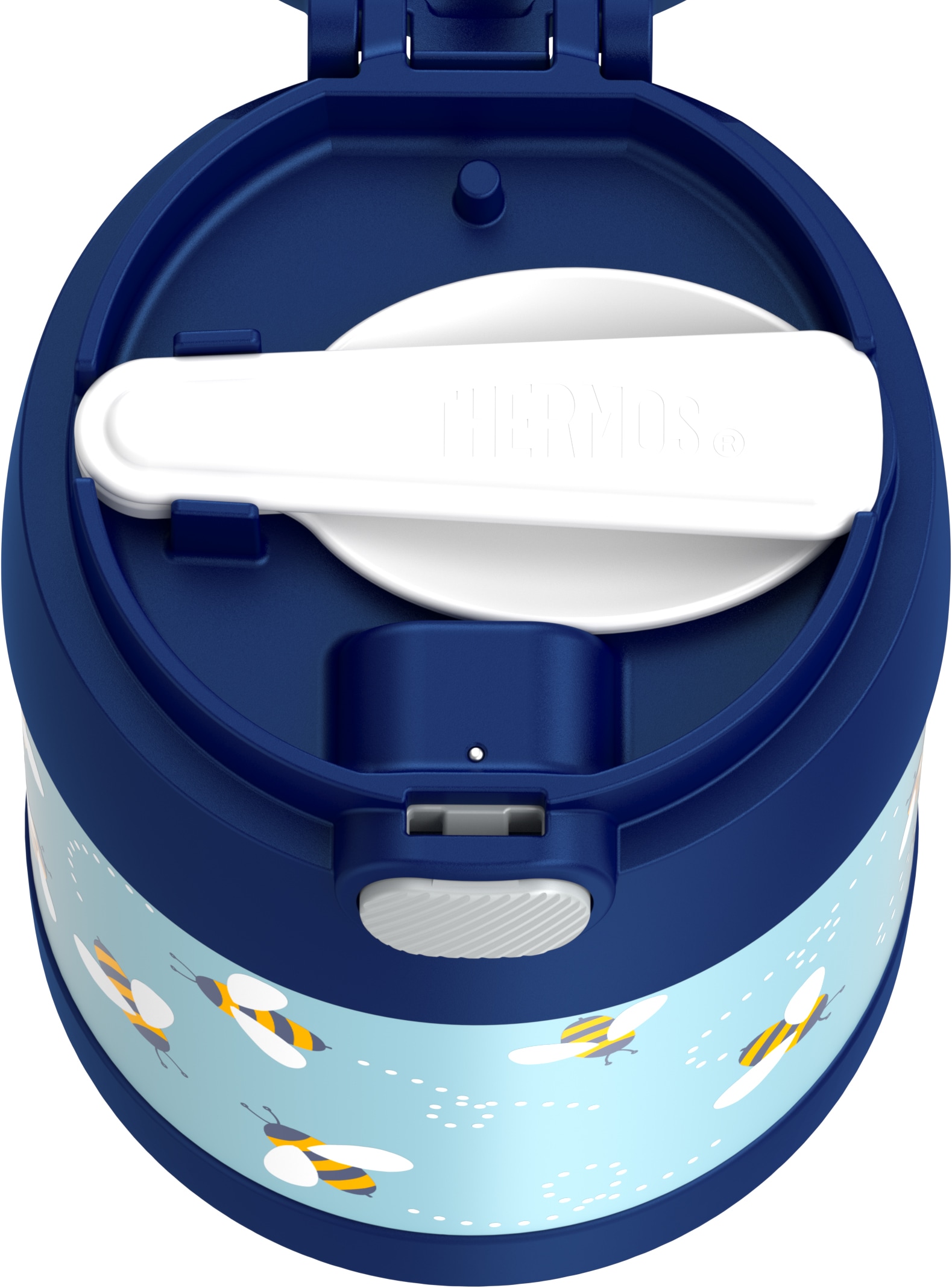 THERMOS Thermobehälter »FUNTAINER FOOD JAR, Thermobehälter für Essen, spülmaschinenfest«, (1 tlg.), 0,3l, 5h heiß & 7h kalt, dicht & auslaufsicher, mit klappbarem Löffel