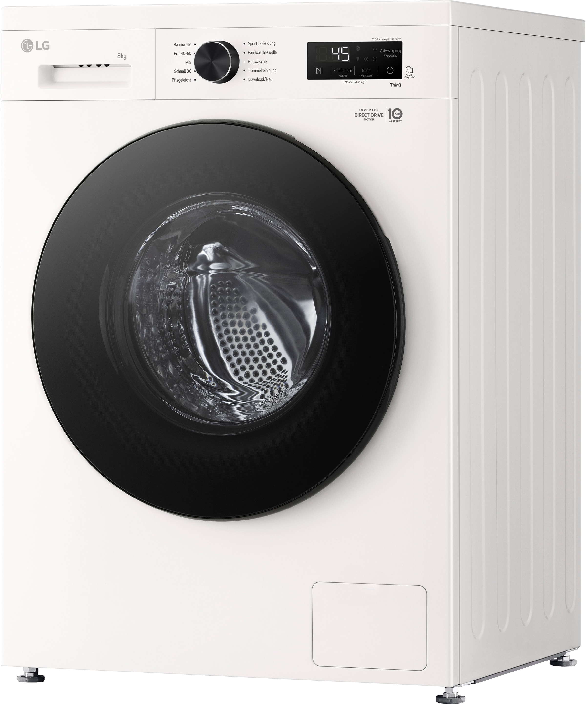 LG Waschmaschine VB "F4WB308Y" 8 kg 1400 U/min unterbaufähig günstig online kaufen