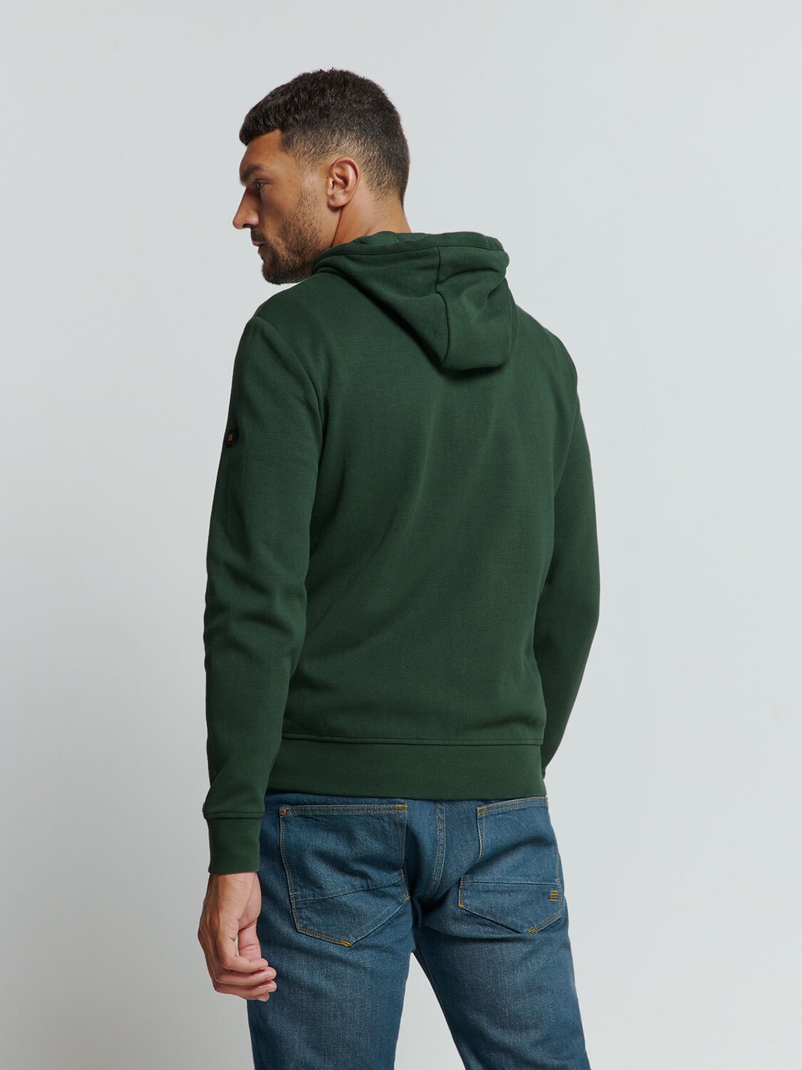 NO EXCESS Sweater »No Excess Jacquard-Kapuzenweste Pullover«