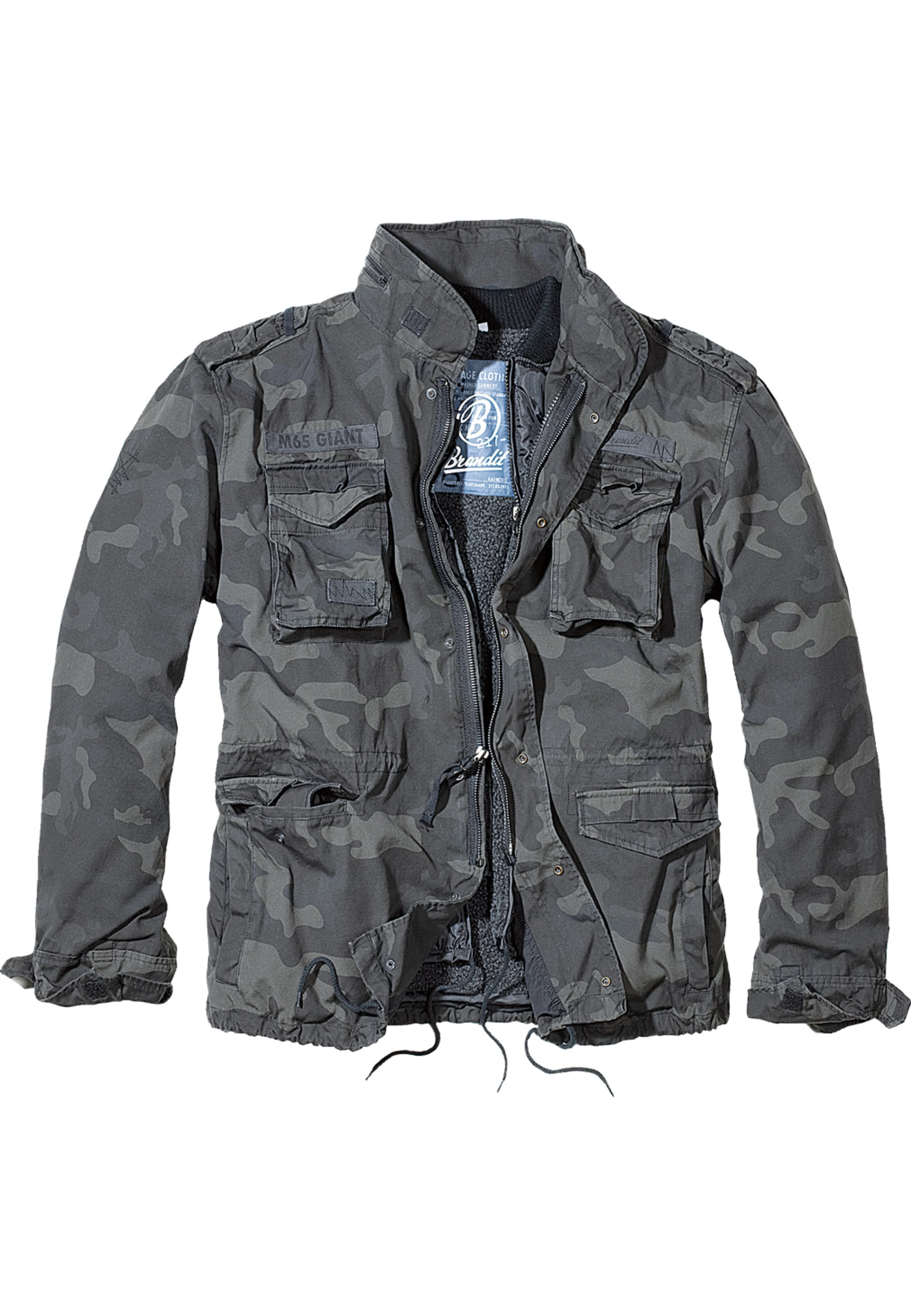 Brandit Winterjacke "Brandit Herren M-65 Giant Jacket" 1 Stk. tlg. ohne Kap günstig online kaufen