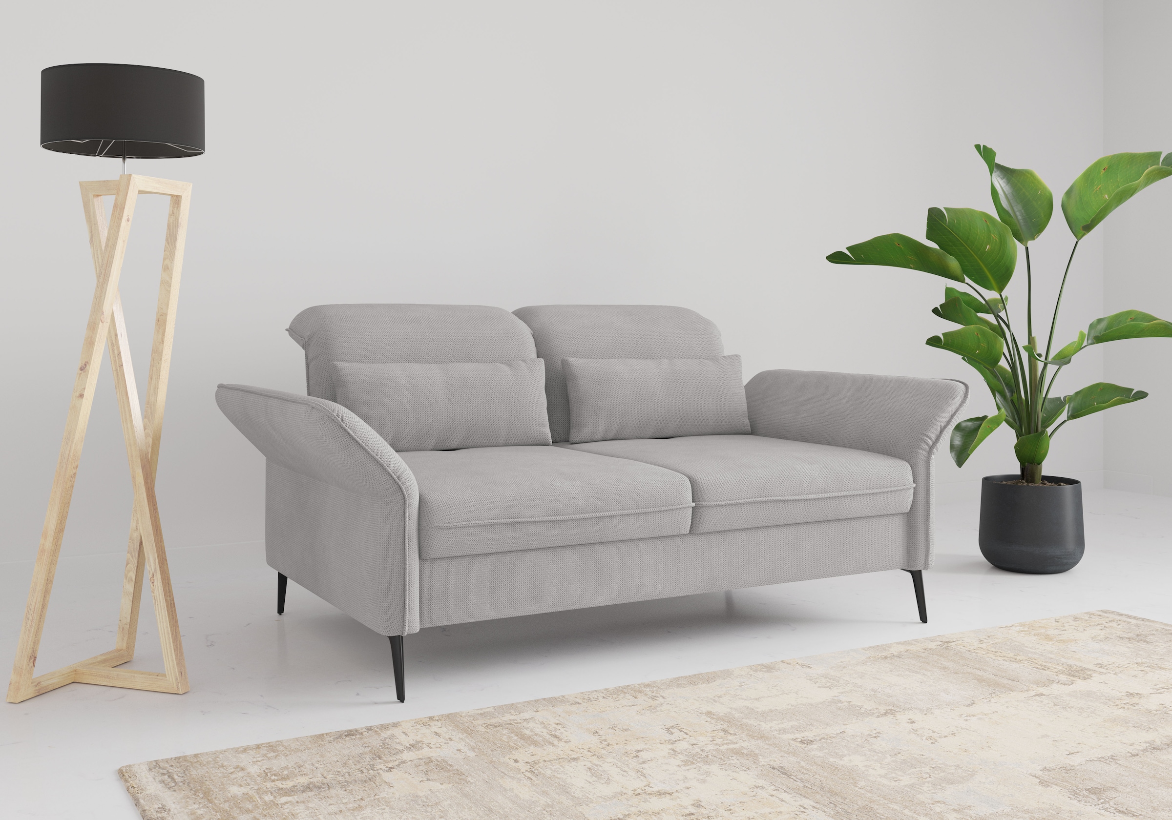 sit&more 3-Sitzer "Emely", mit Sitztiefenverstellung, optional mit Bettfunk günstig online kaufen