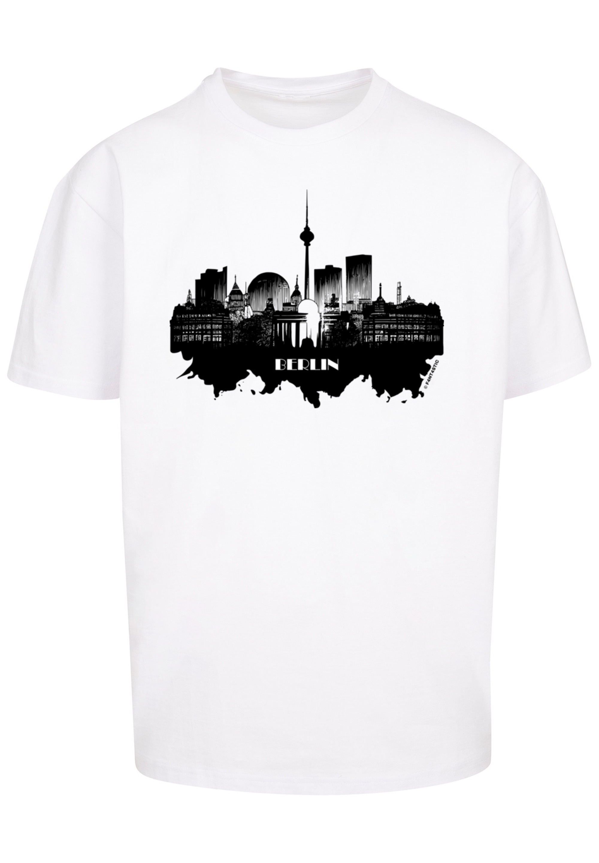 F4NT4STIC T-Shirt »Cities Collection - Berlin skyline«, Print
