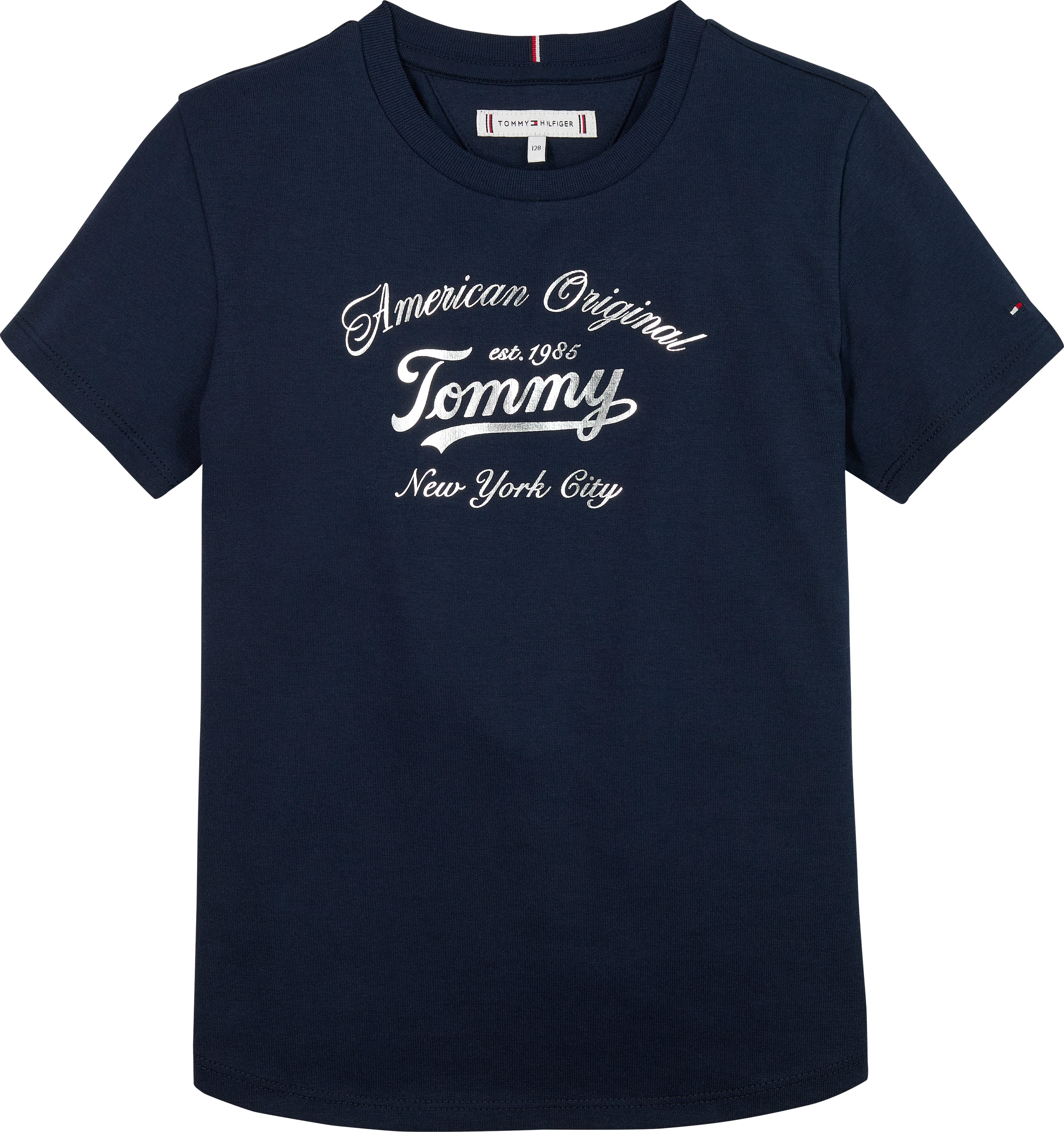Thumbnail - Tommy Hilfiger T-Shirt "TOMMY SCRIPT TEE SS" für Kinder bis 16 Jahre, glänzender Druck
