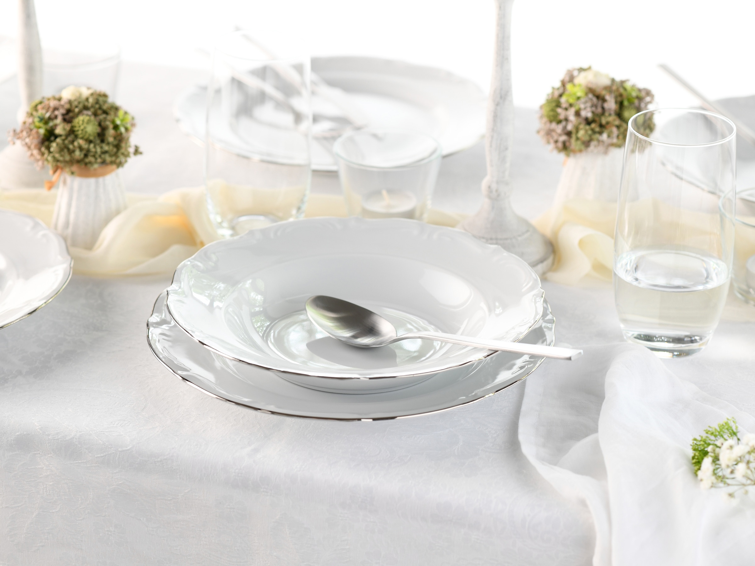 CreaTable Tafelservice "Maria Theresia, Tafel-Service 12-tlg" Traditionelle günstig online kaufen