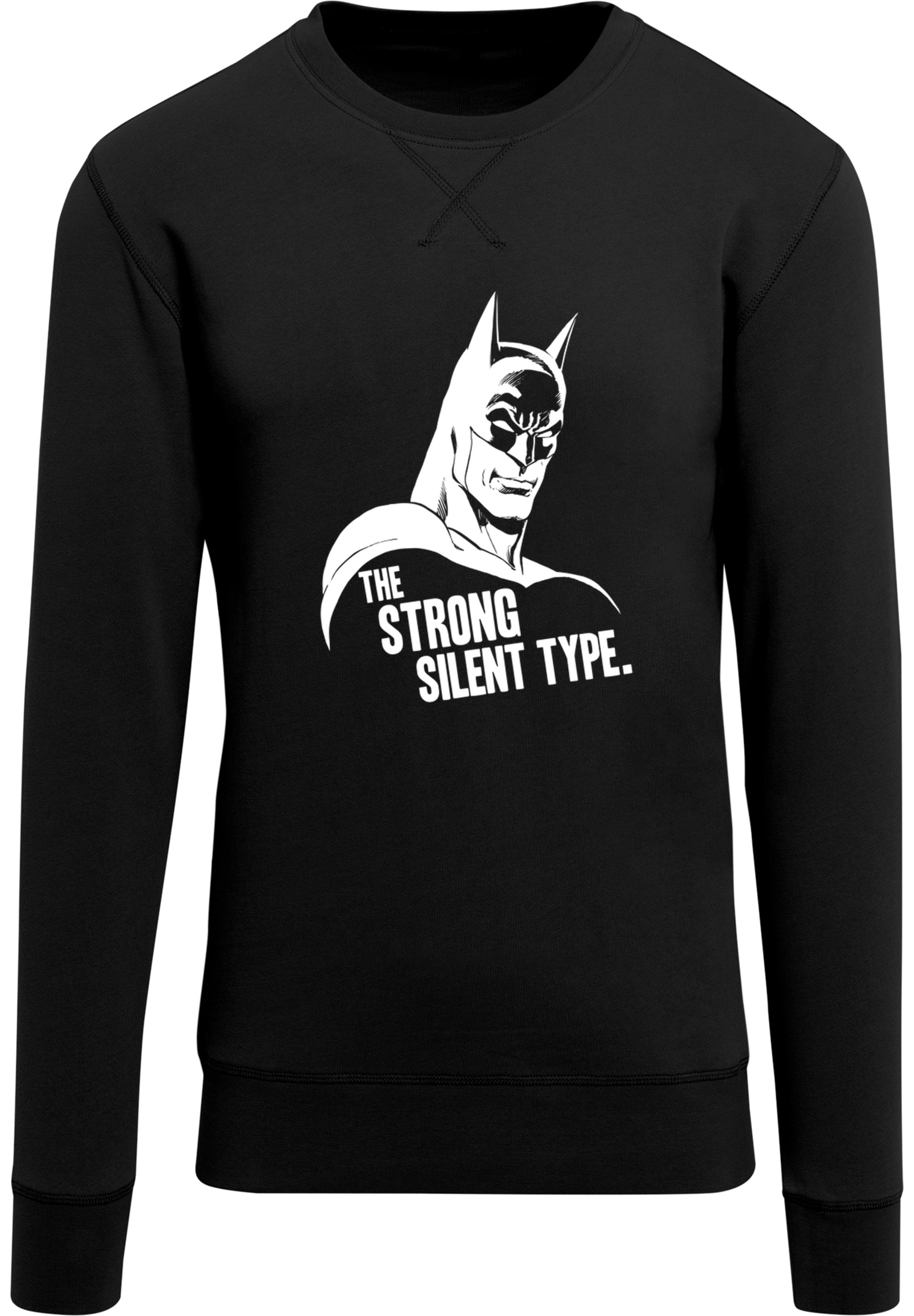 Rundhalspullover »F4NT4STIC Herren Batman Strong Silent with Light Crew sweatshirt«