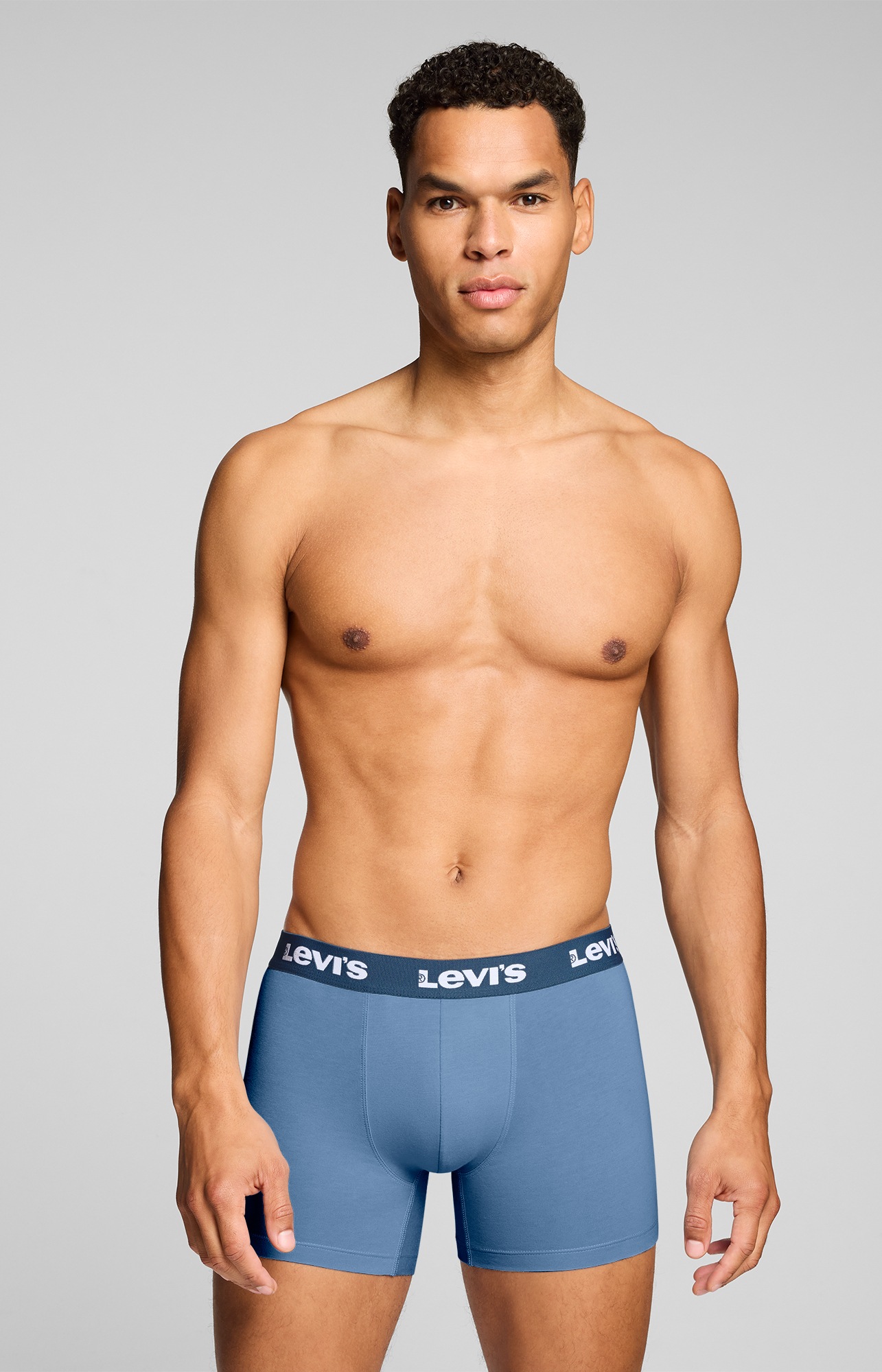Levi's® Boxer »LEVIS MEN REPEAT LOGO BOXER BRIEF« 2er Pack,  ohne Eingriff, Logobund, elastisch