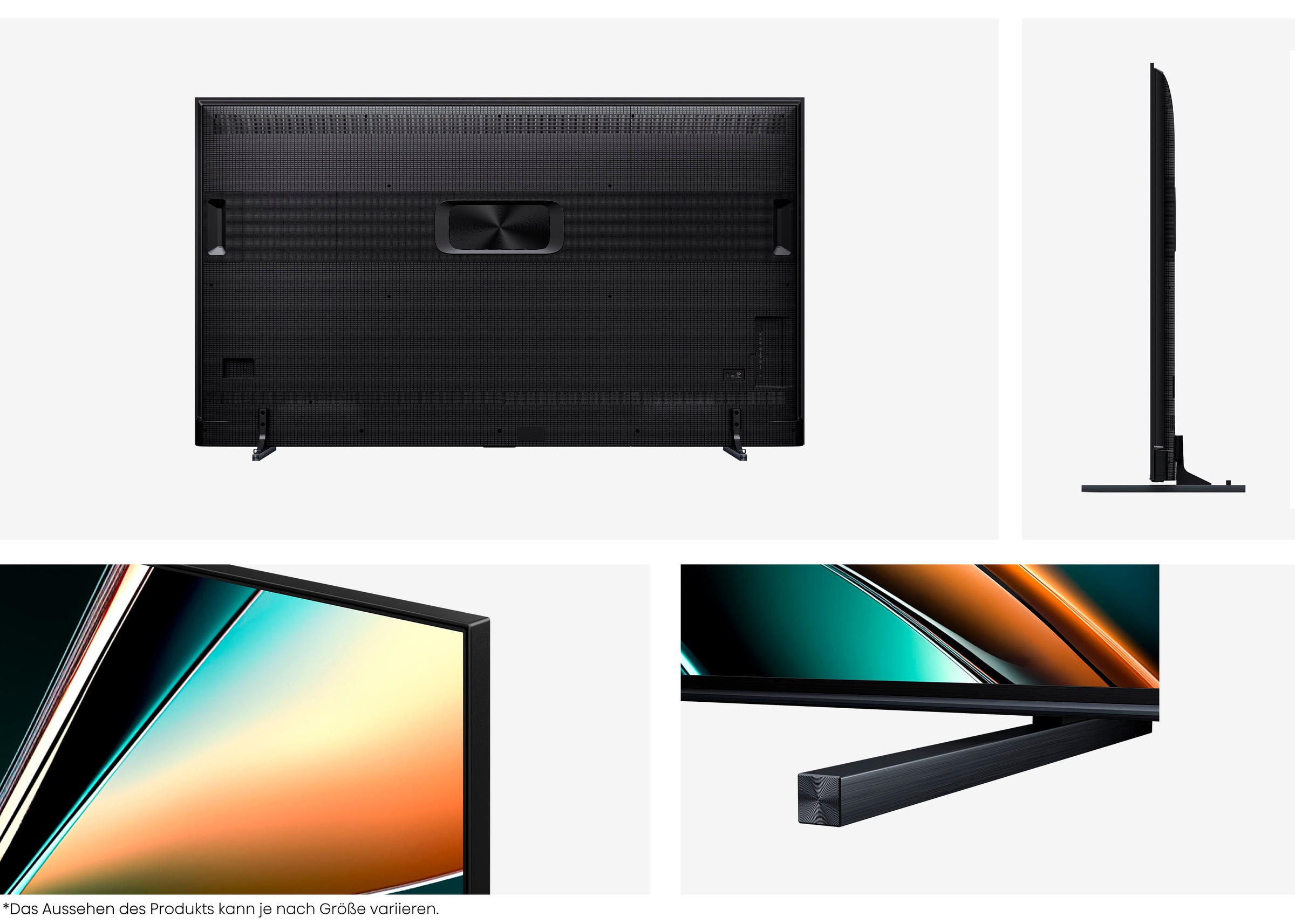 HISENSE QLED Mini LED-Fernseher "85U7Q", Energieeffizienz: D (A-G), transparent (schwarz), 85 ″, Fernseher, 4K UHD Mini LED 3