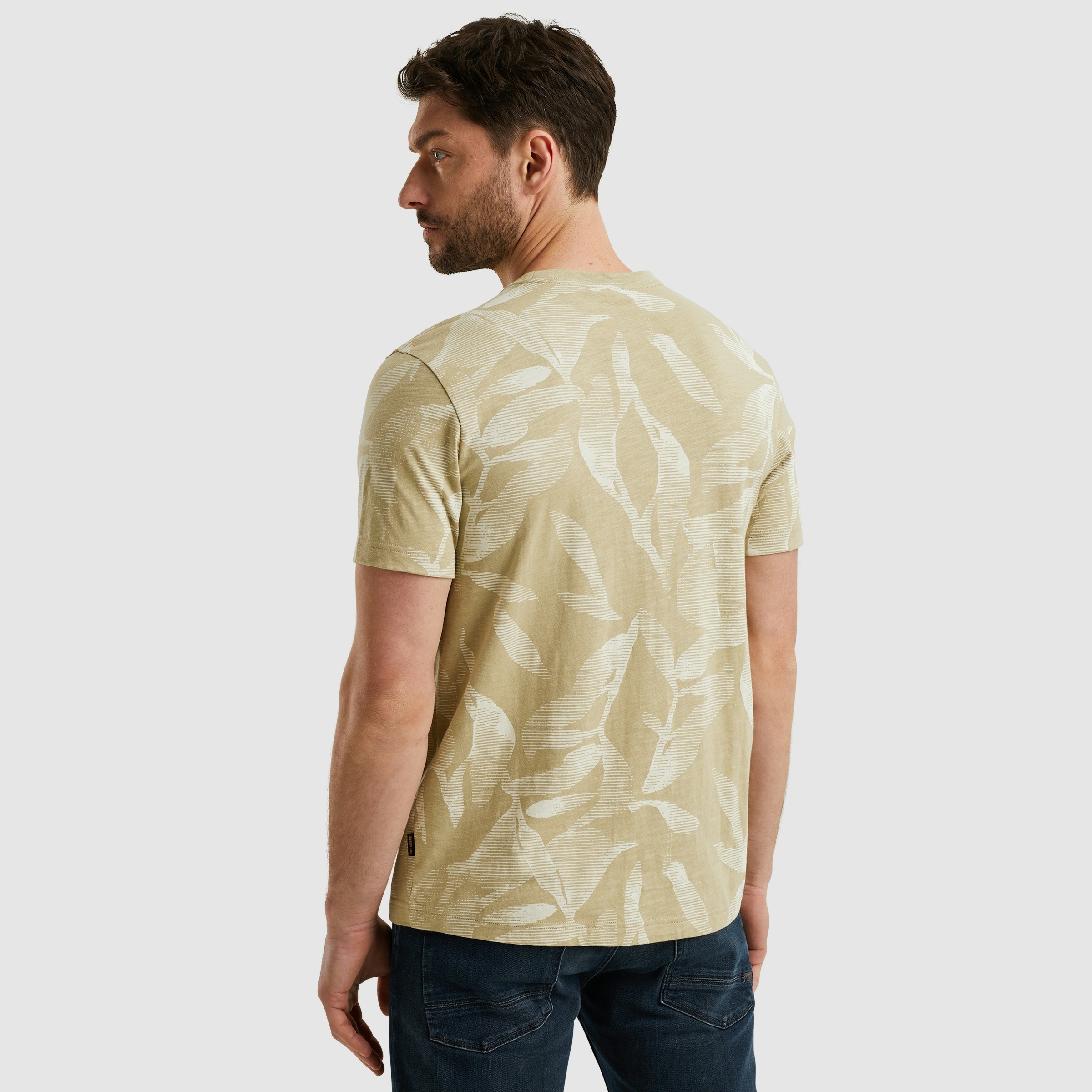 Thumbnail - PME LEGEND T-Shirt "Short sleeve r-neck slub jersey aop" mit All-Over Print