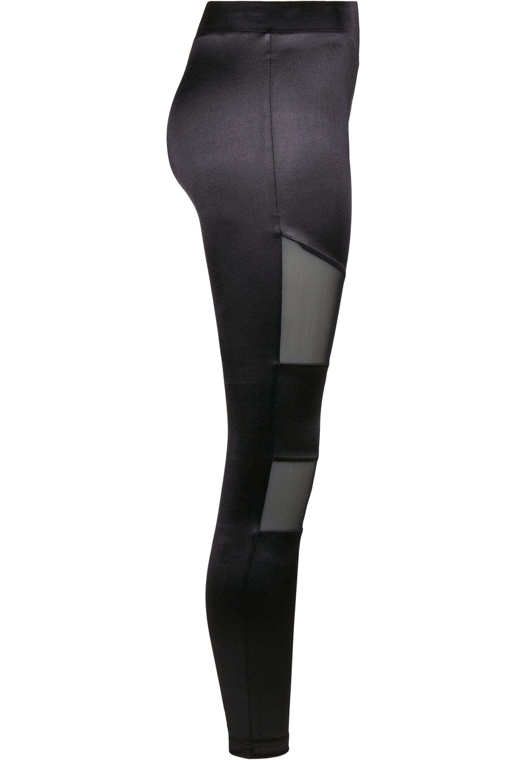 URBAN CLASSICS Leggings »Urban Classics Damen Ladies Shiny Tech Mesh Leggings«, (1 tlg.)