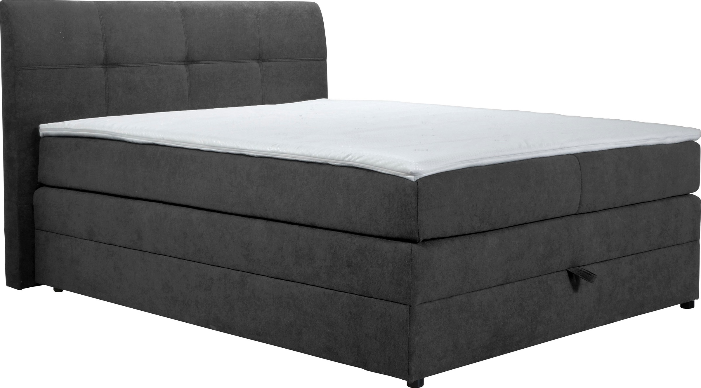 Home affaire Boxspringbett »Finja«, besonders komfortable Liegehöhe, mit praktischem Bettkasten