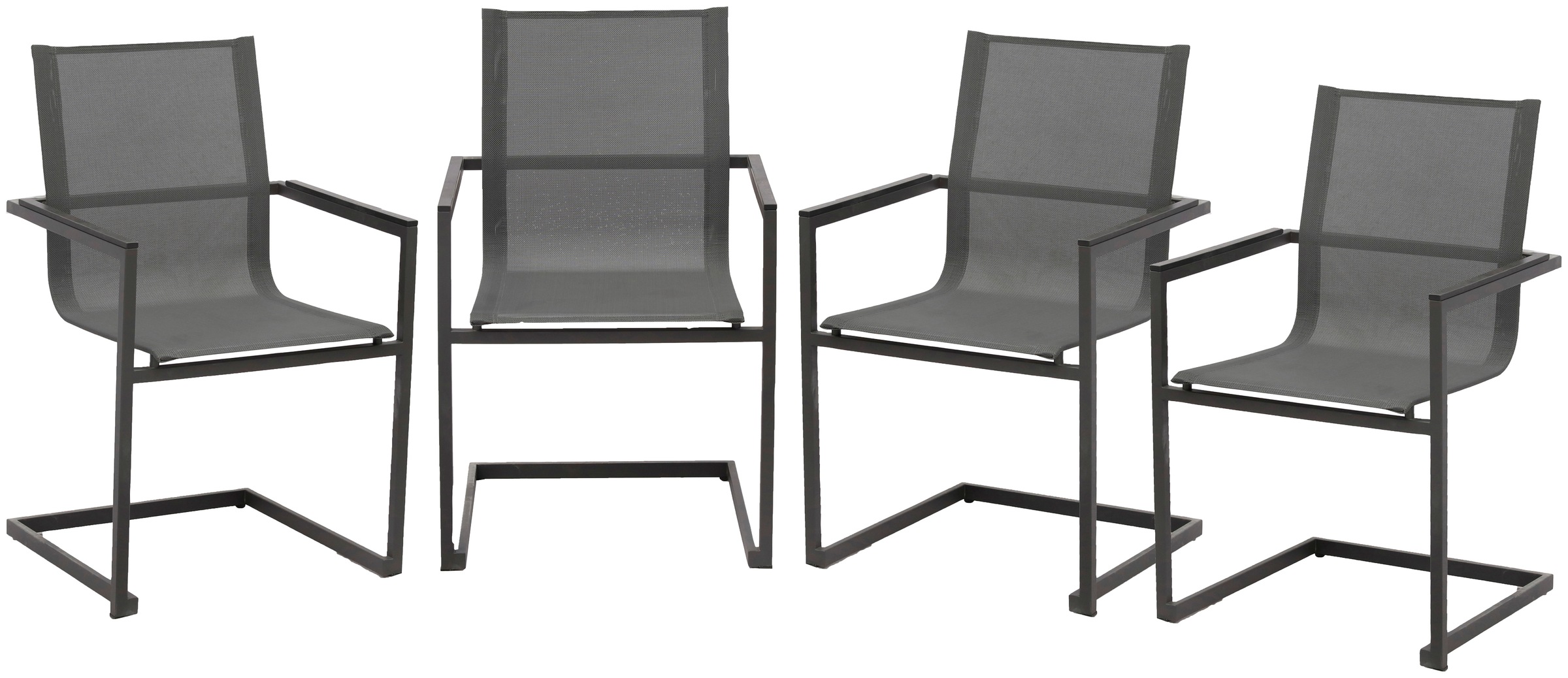 Garden Pleasure Freischwinger "SOPHIA" Set, 4 tlg. maximale Belastbarkeit 1 günstig online kaufen