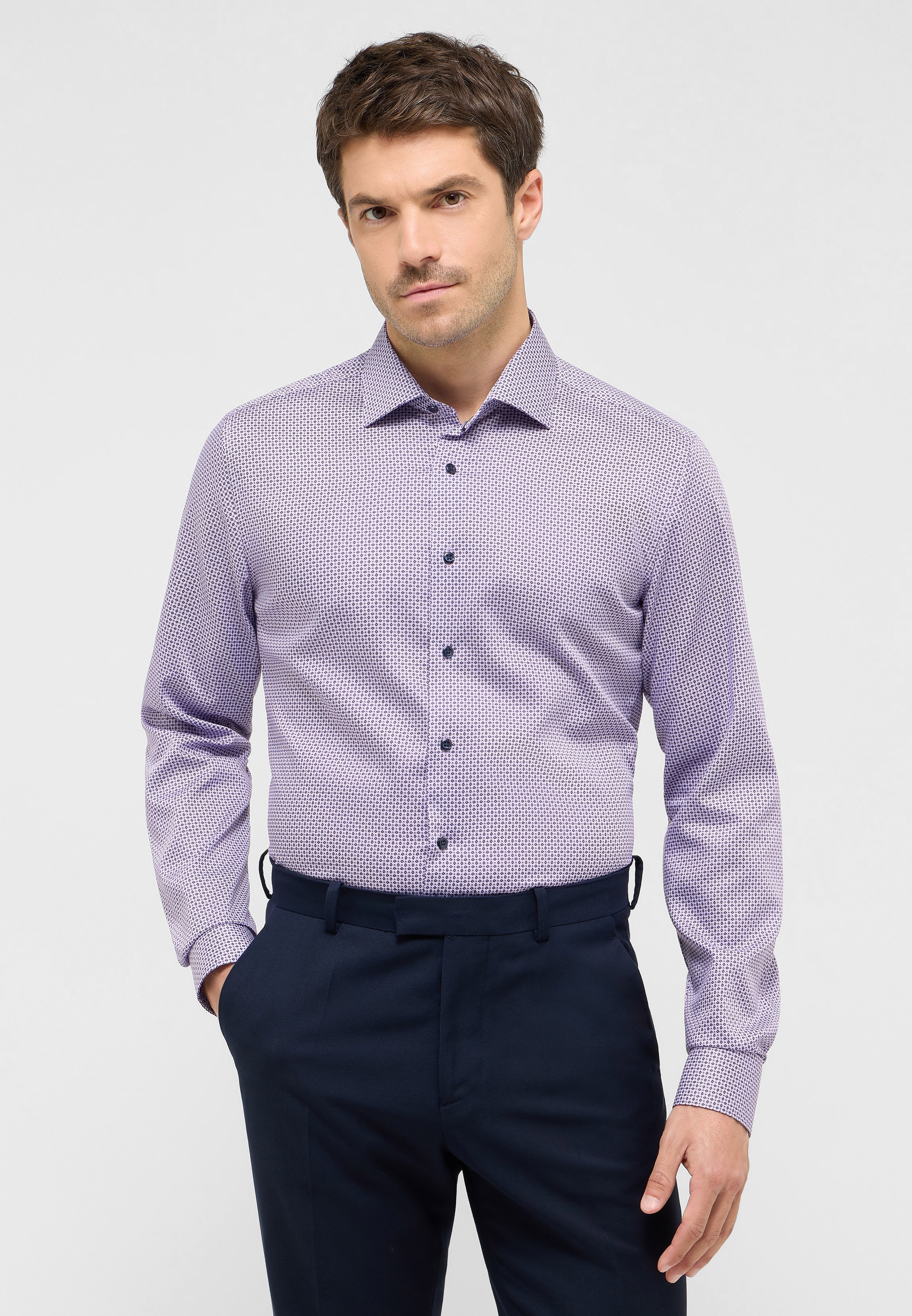 Eterna Langarmhemd "SLIM FIT", NON IRON (bügelfrei) günstig online kaufen