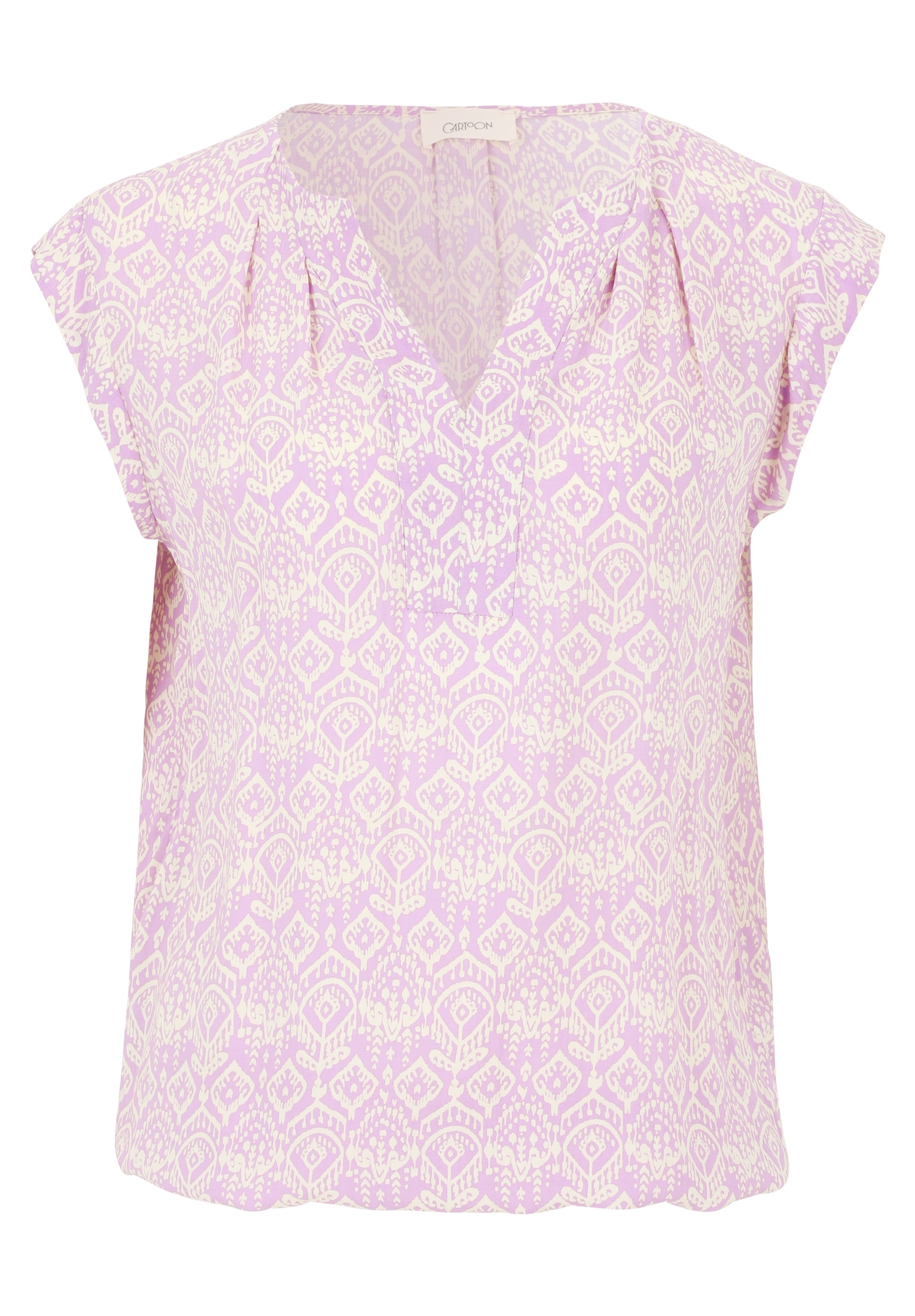 Cartoon Schlupfbluse "Damen Casual-Bluse mit Muster" günstig online kaufen