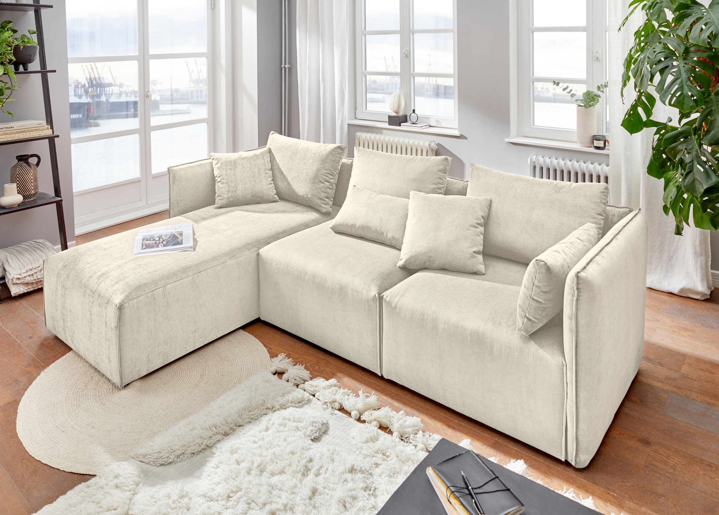 OTTO home Ecksofa "Nöre L-Form" 3 Teile, in vielen Bezugsqualitäten und Far günstig online kaufen
