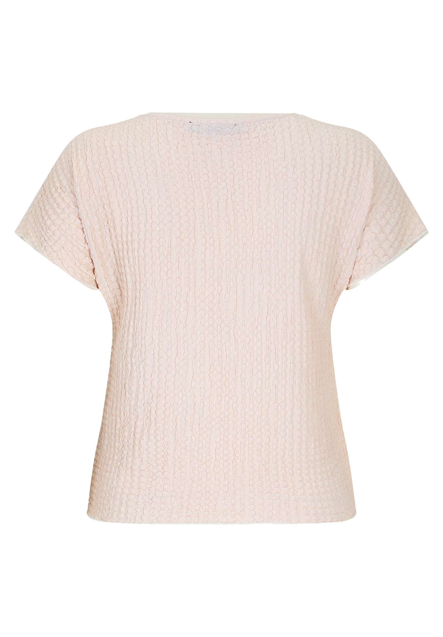Betty Barclay Kurzarmshirt »Betty Barclay Strukturshirt mit U-Boot-Ausschnitt«, (1 tlg.), Material