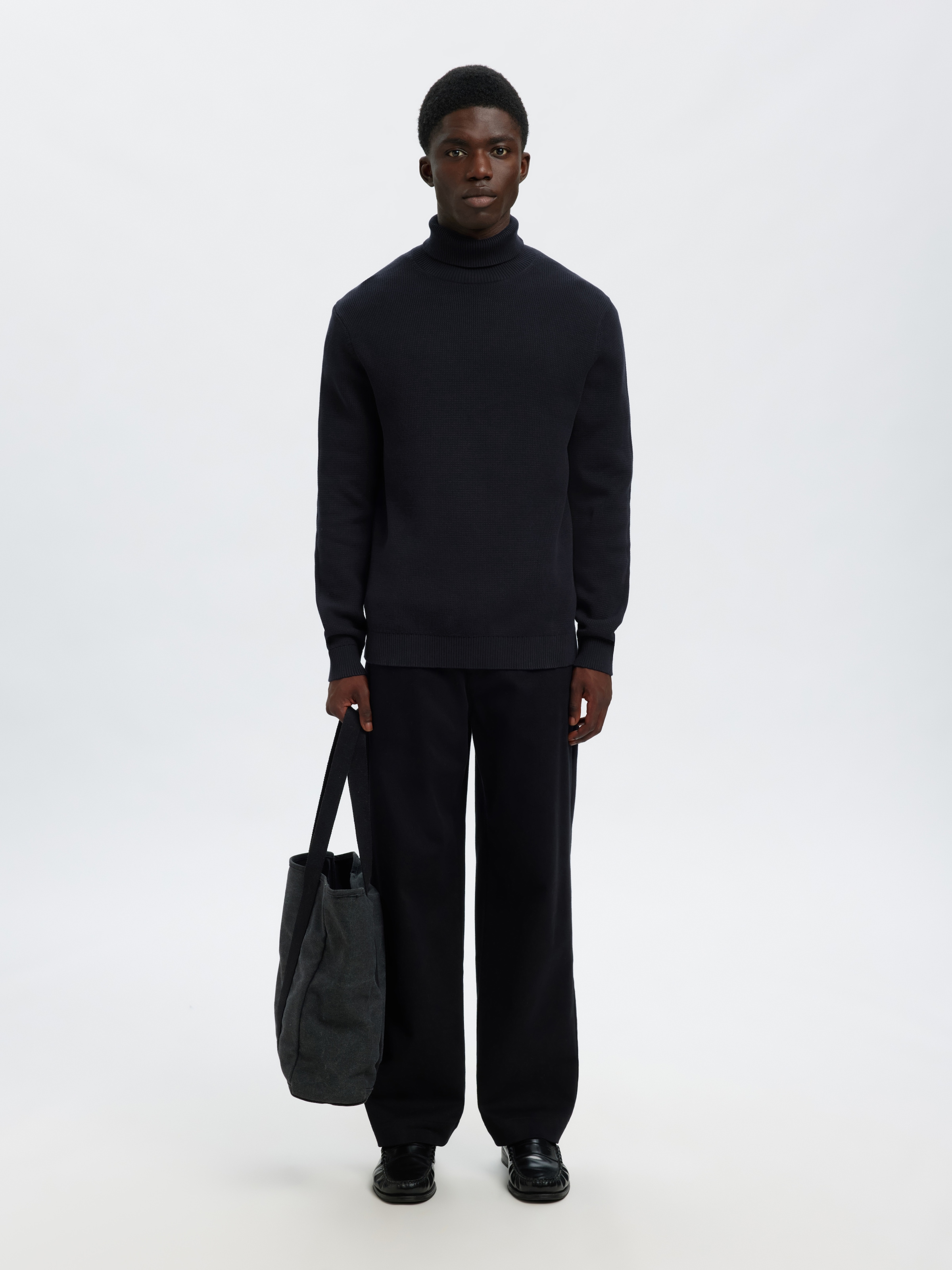 SELECTED Rollkragenpullover »SLHDANE LS KNIT STRUCTURE ROLL NECK NOOS«