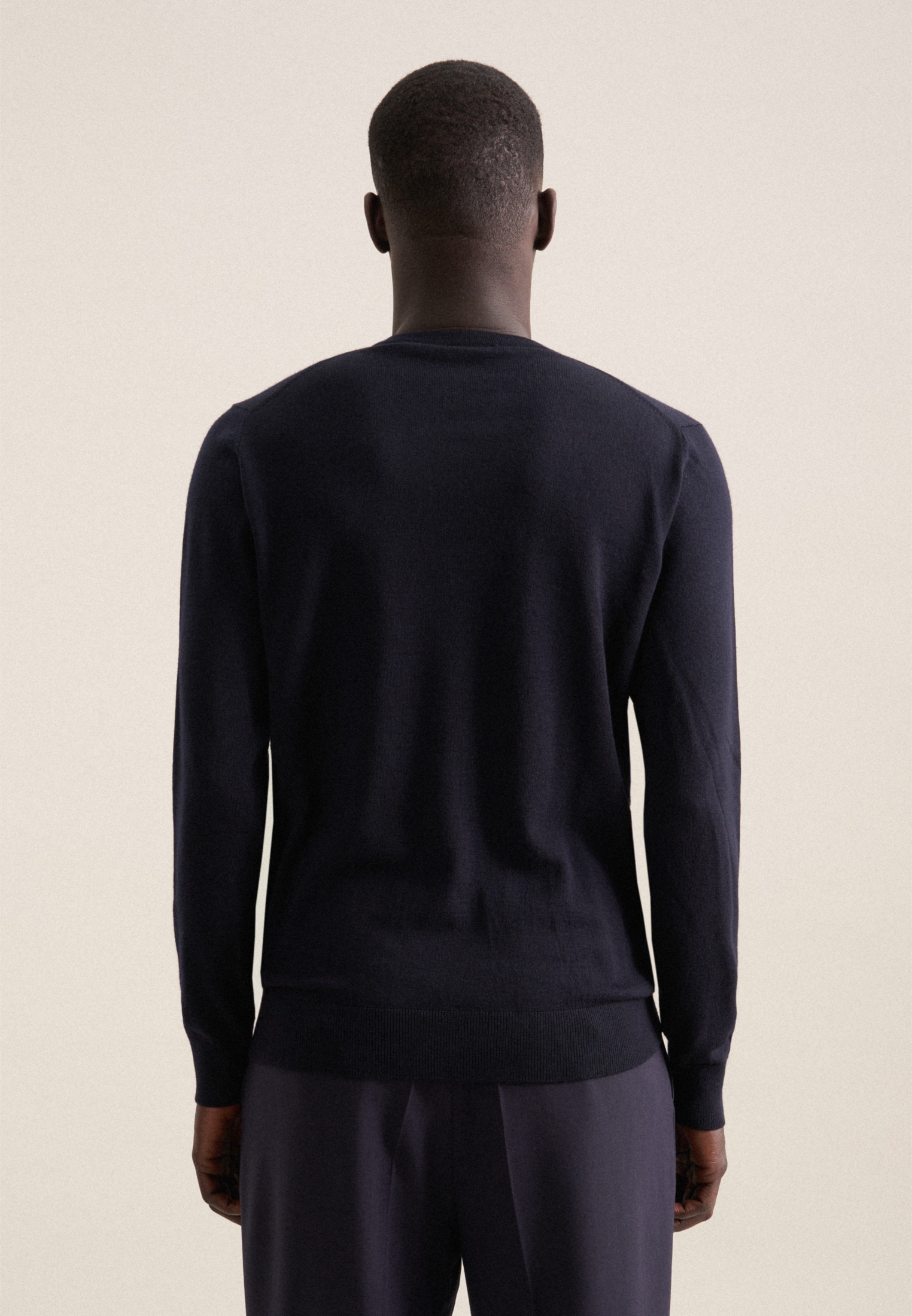 seidensticker Strickpullover »Schwarze Rose«, V-Neck Uni