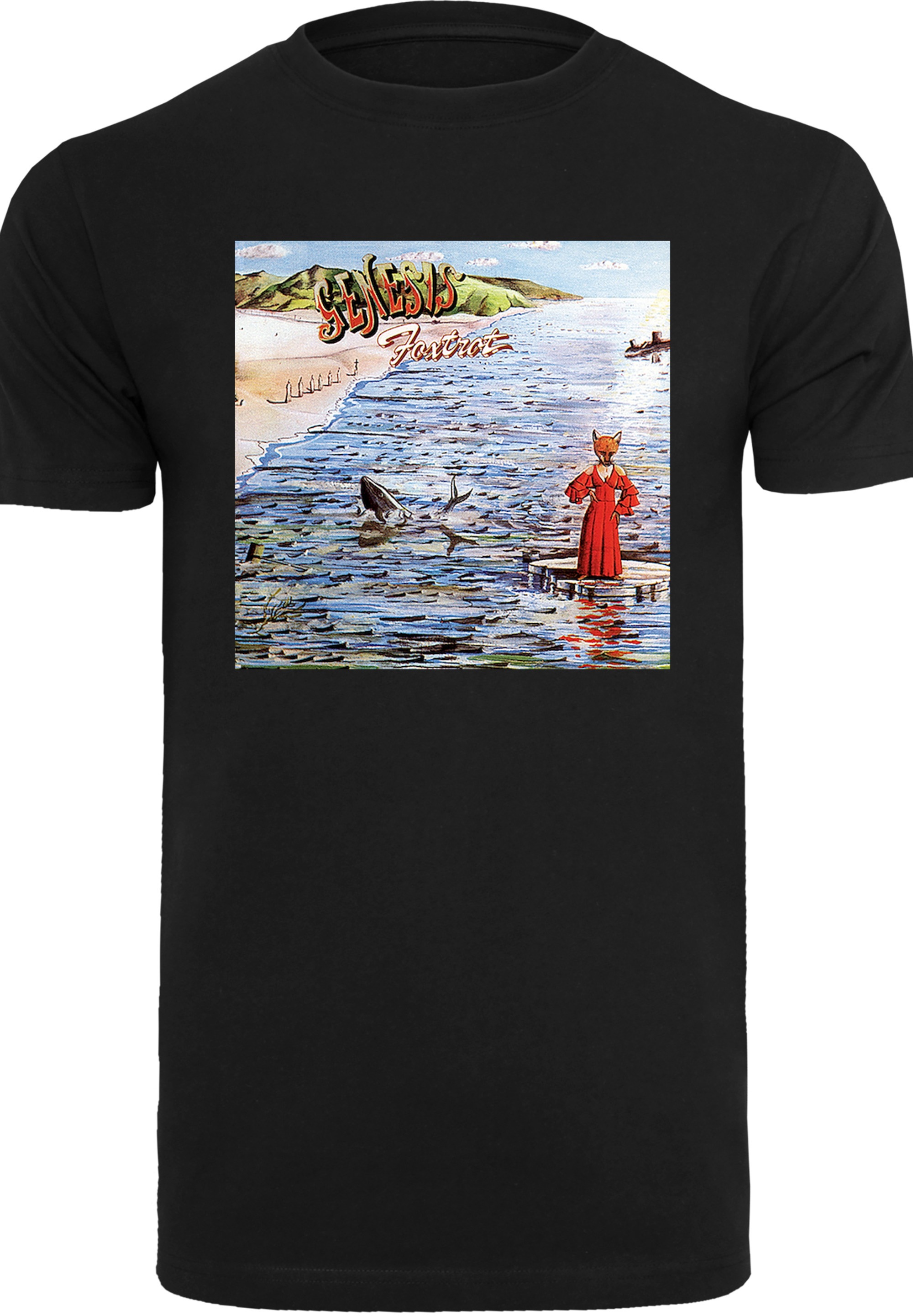 F4NT4STIC T-Shirt »Genesis Foxtrot Album Cover«, Herren,Premium Merch,Regular-Fit,Basic,Bandshirt