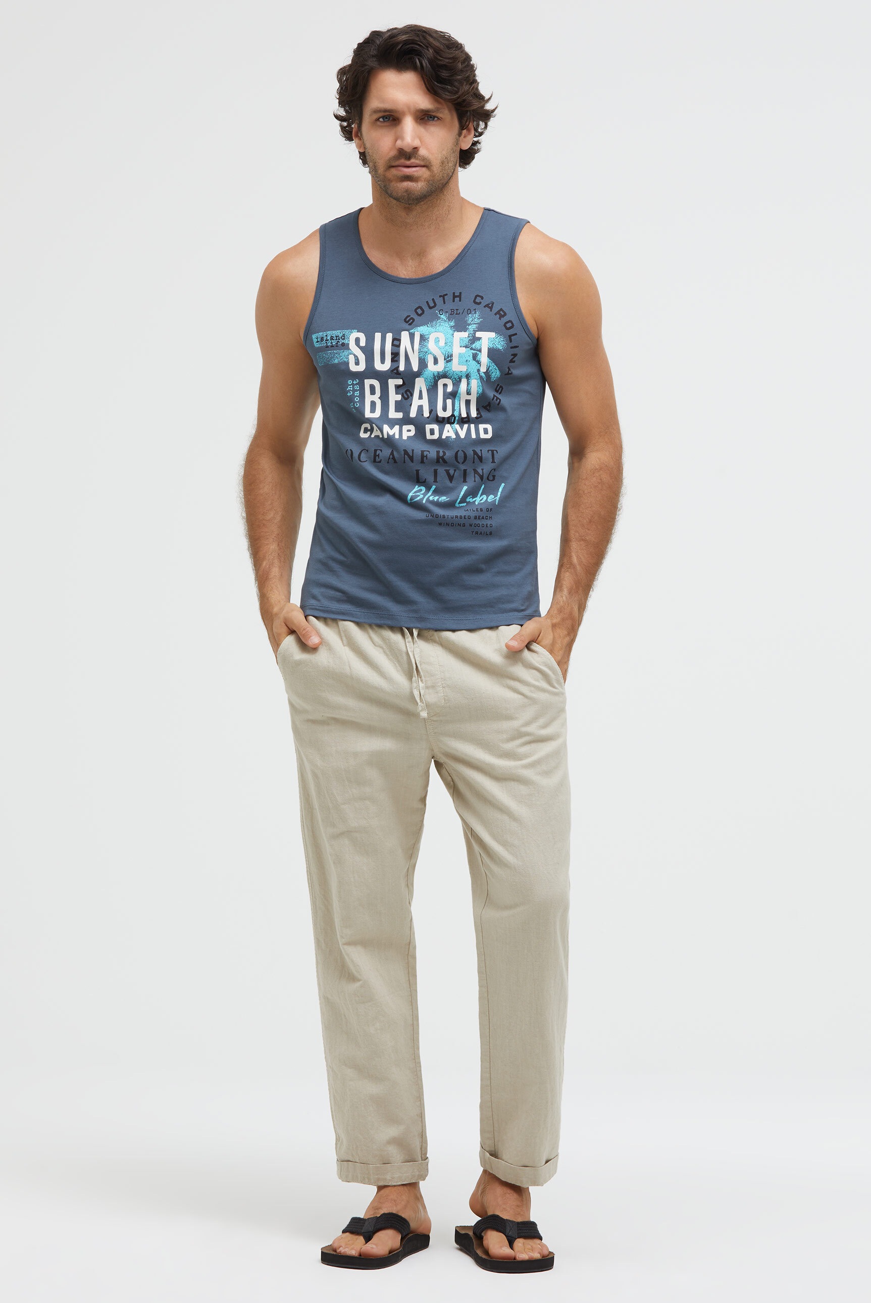 CAMP DAVID Tanktop aus Baumwolle