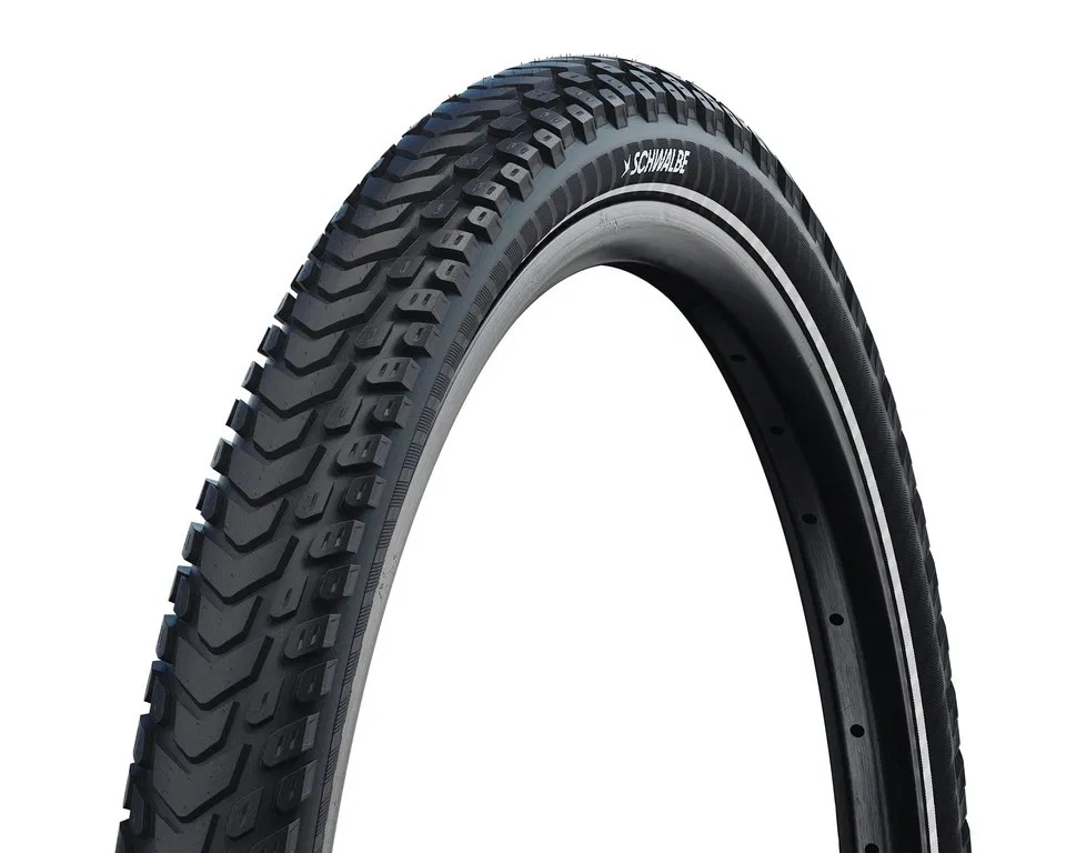 SCHWALBE Fahrradreifen "Marathon Mondial Pro", 28schwarz, reflex, Fahrradreifen