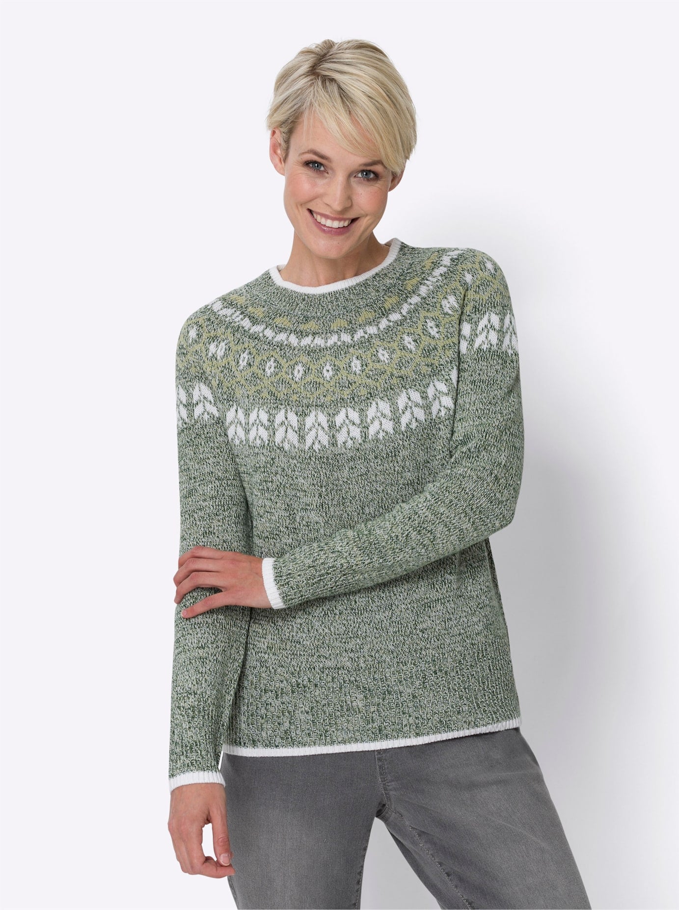 Classic Basics Norwegerpullover »Langarm-Pullover«