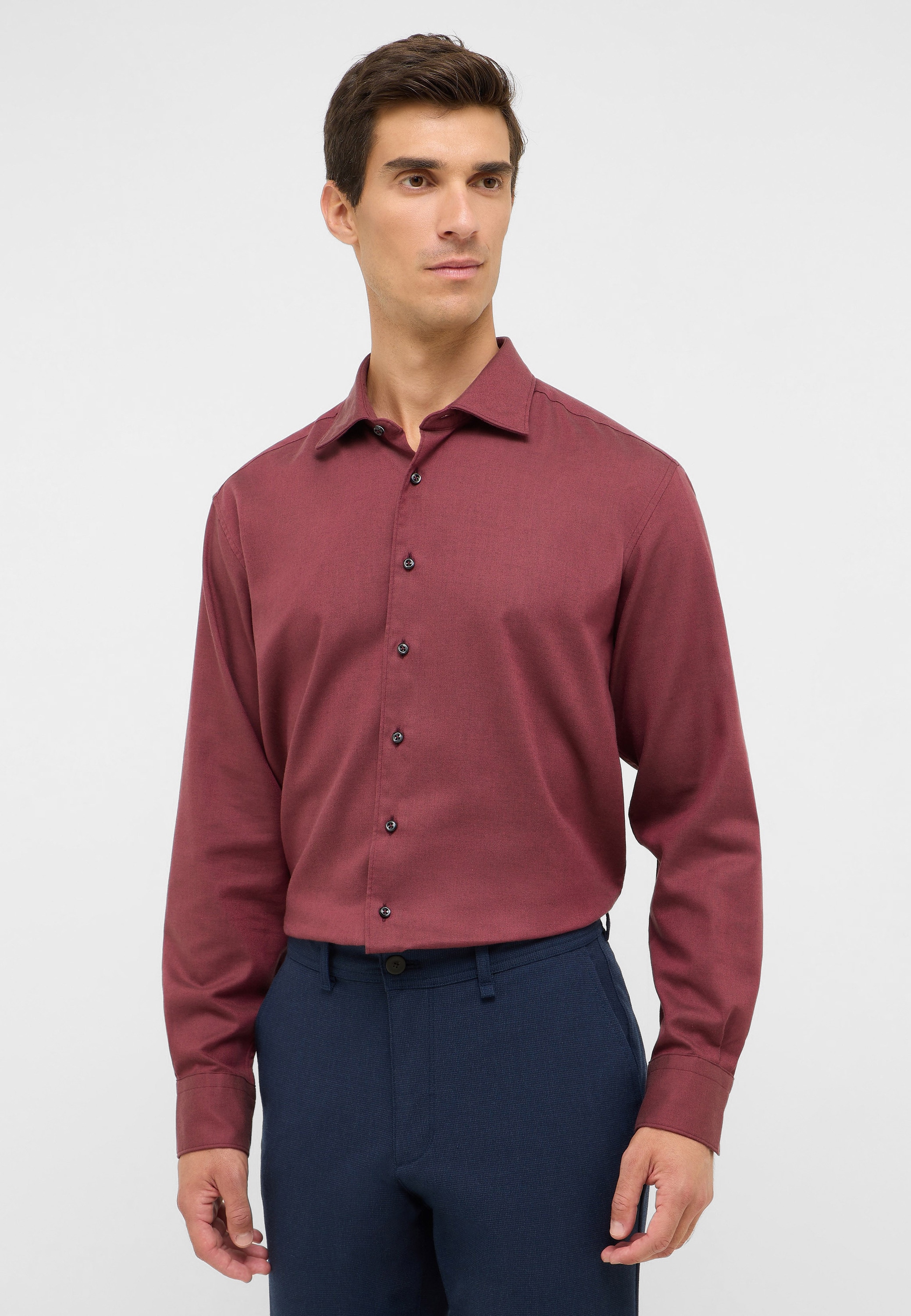 Eterna Langarmhemd "MODERN FIT", EASY IRON (bügelleicht) günstig online kaufen