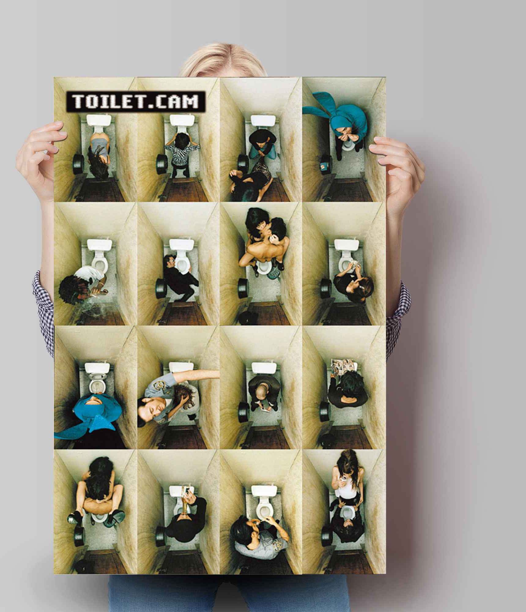 Reinders Poster "Poster Toilet.Cam 2 family" Schriftzug 1 Stk. tlg. günstig online kaufen